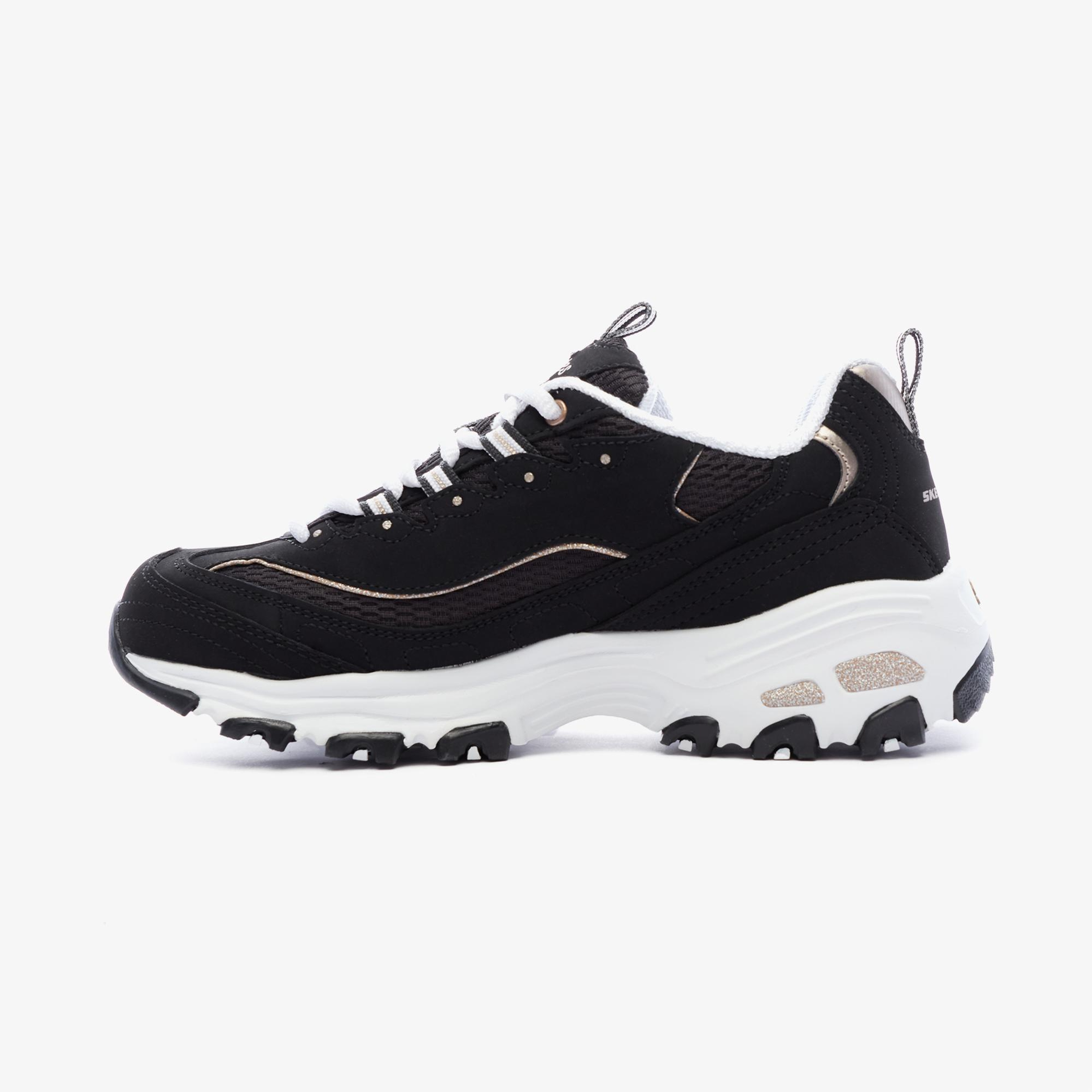 Skechers D'Lites - Copper Divine Kadın Siyah Sneaker