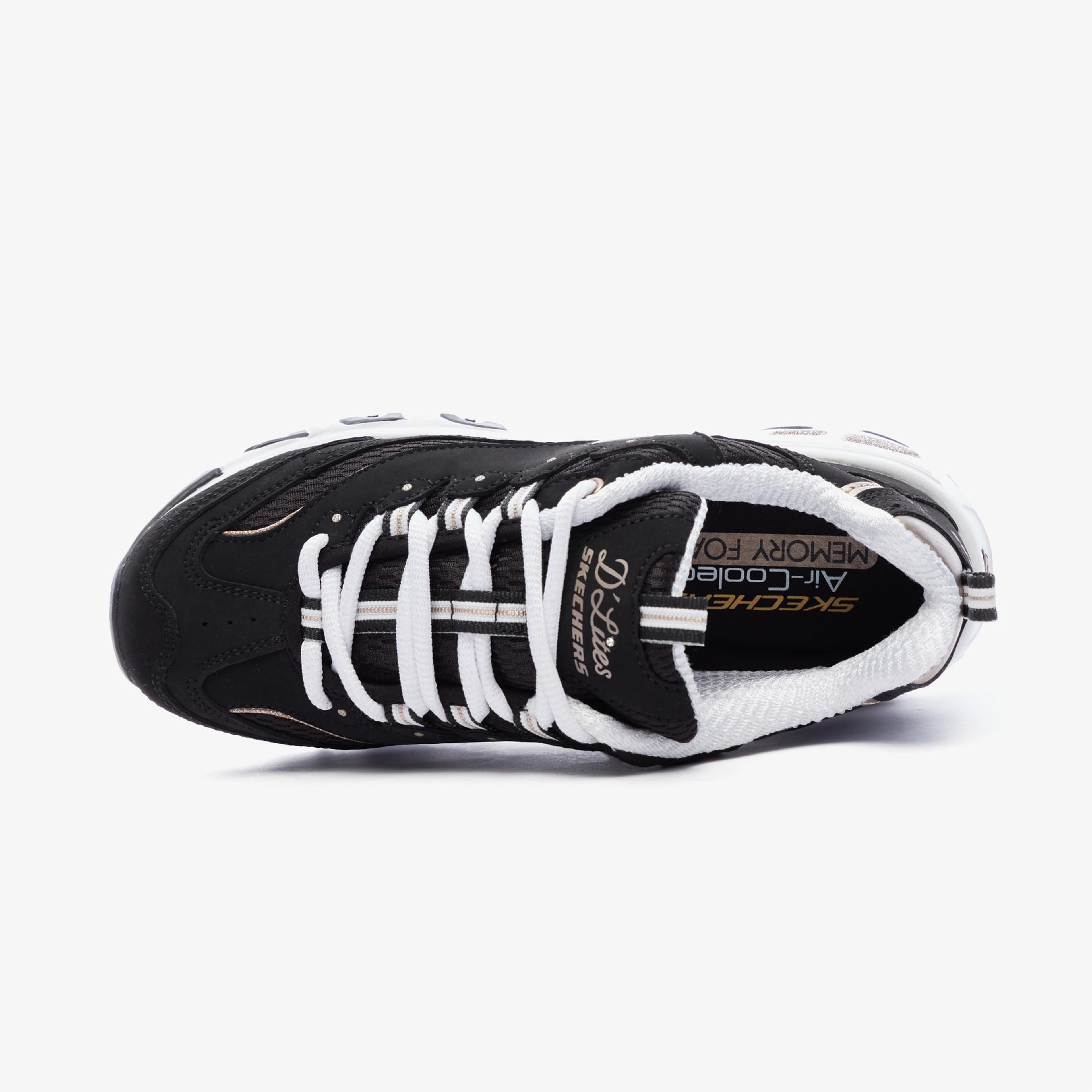 Skechers D'Lites - Copper Divine Kadın Siyah Sneaker