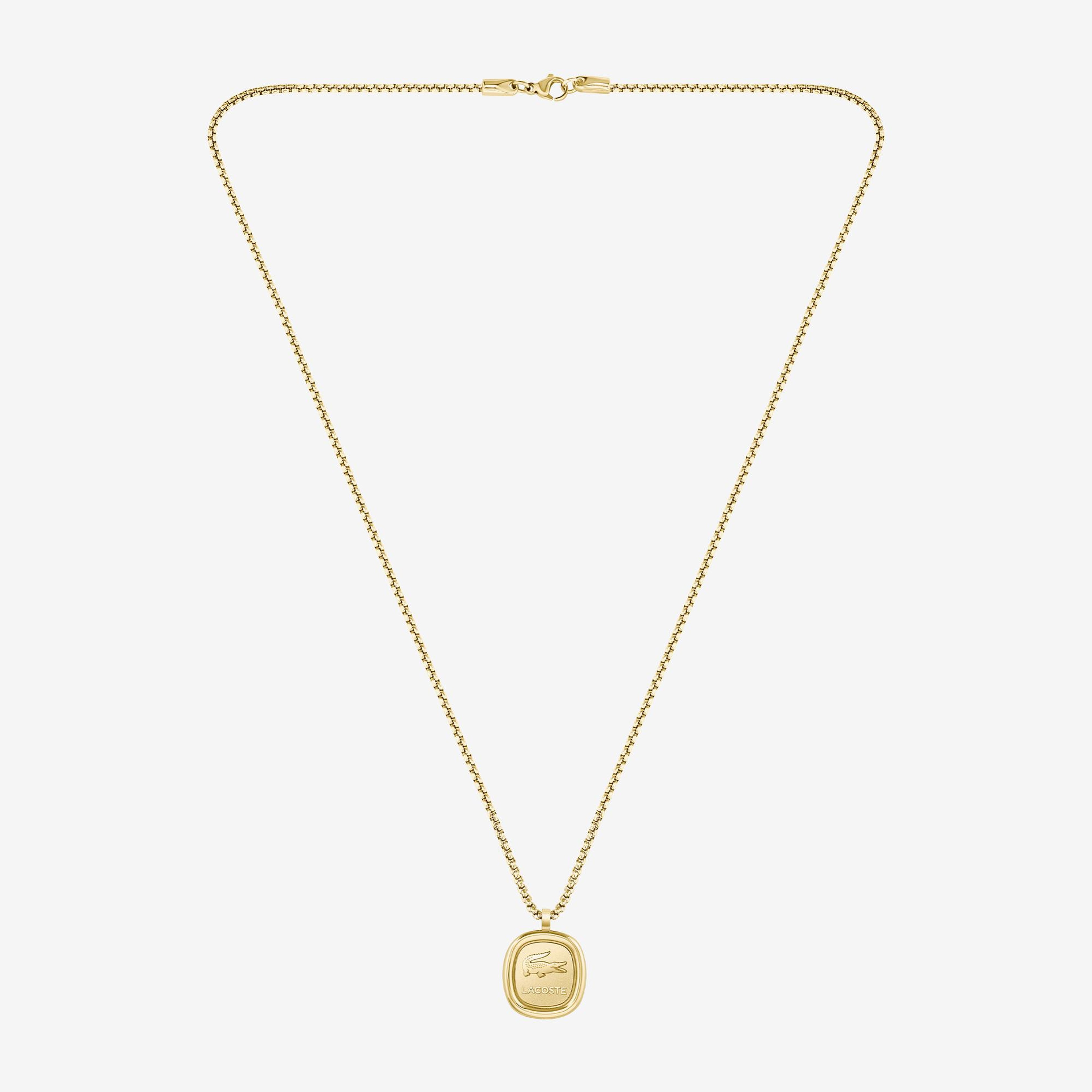 Lacoste Unisex Sarı Kolye