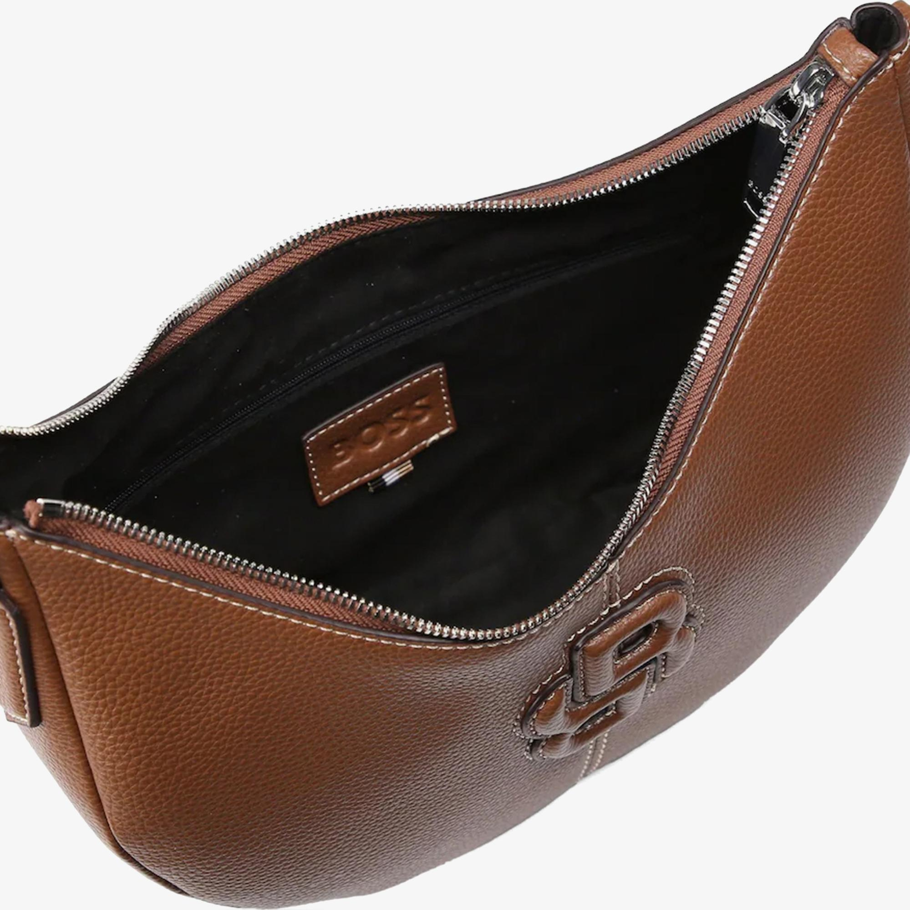 Boss Anett Halfmoon Kadın Kahverengi Çapraz Çanta