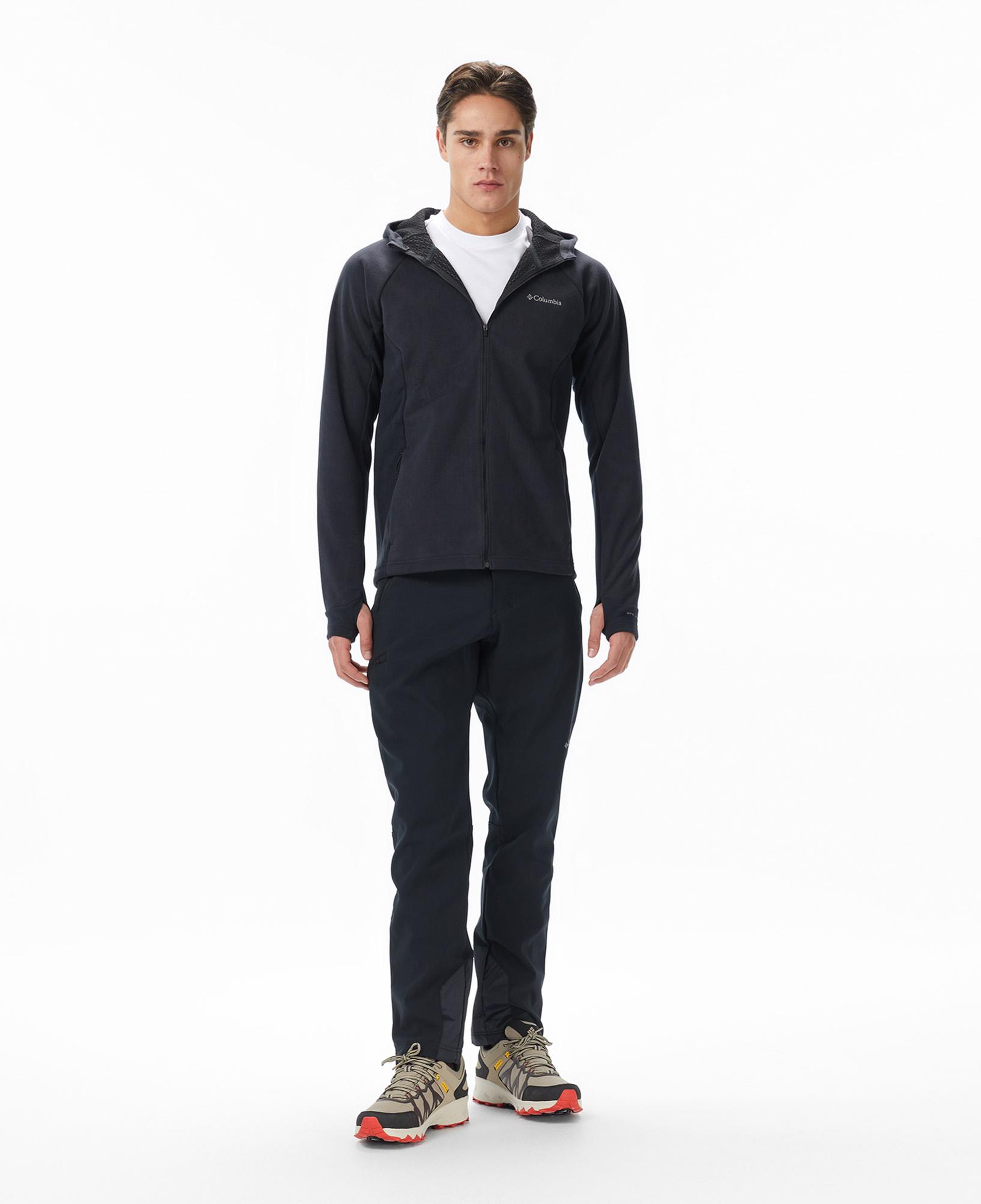 Columbia Arctic Peak Hooded Full Zip Erkek Siyah Polar Ceket