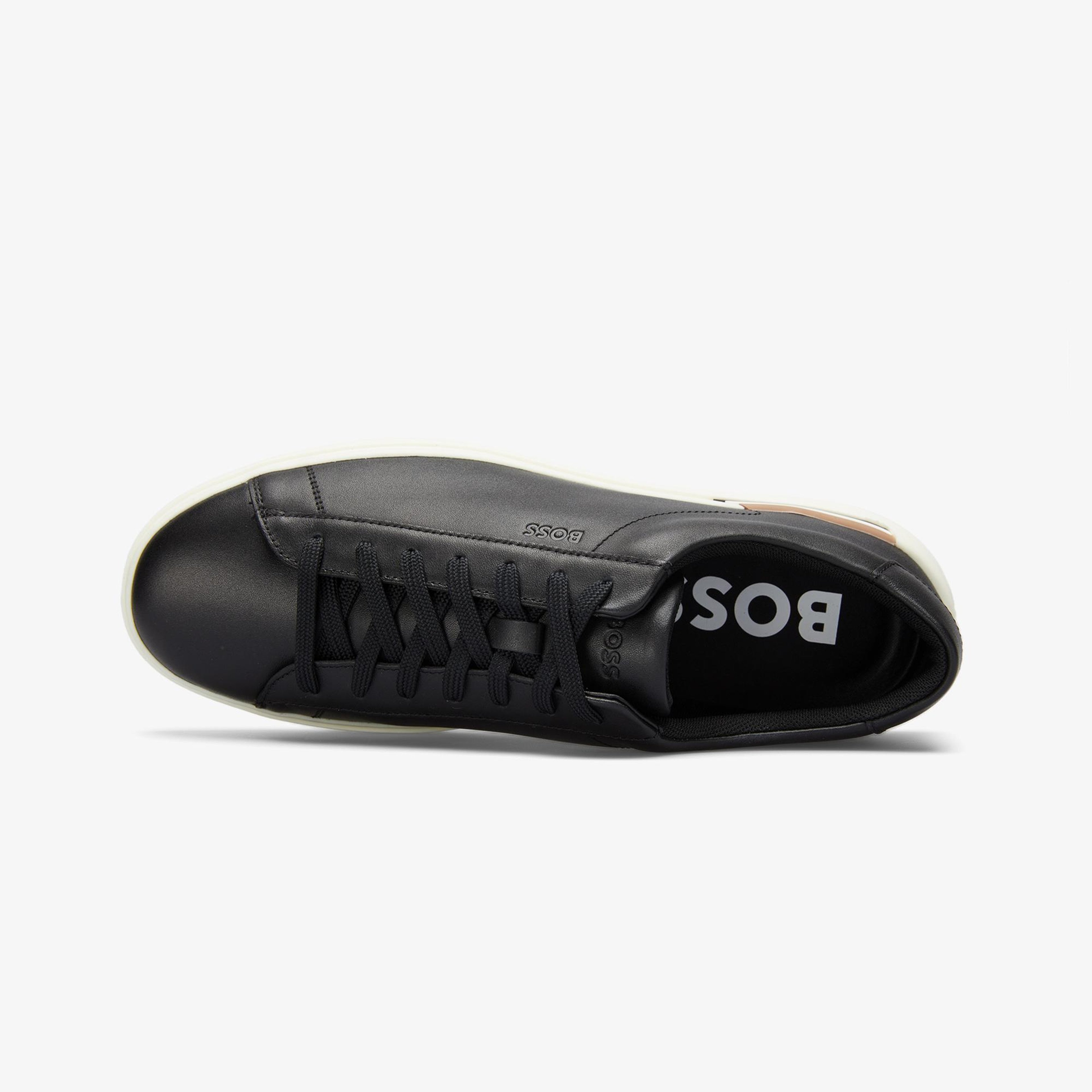 Boss Logo Erkek Siyah Sneaker