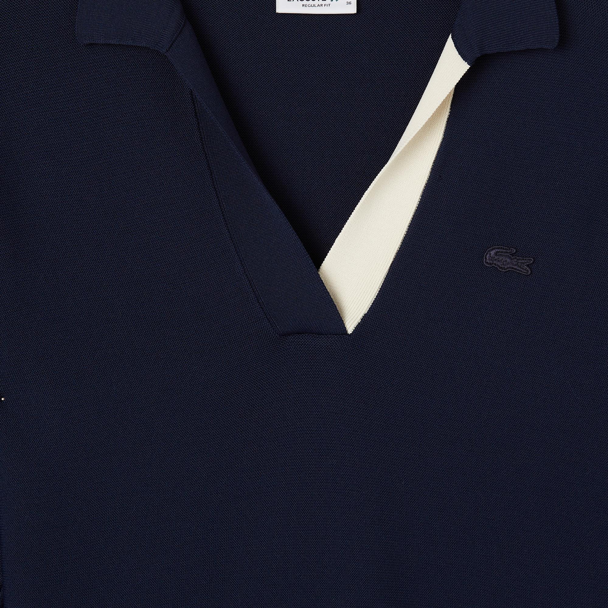 Lacoste Kadın Regular Fit Polo Yaka Krem Triko