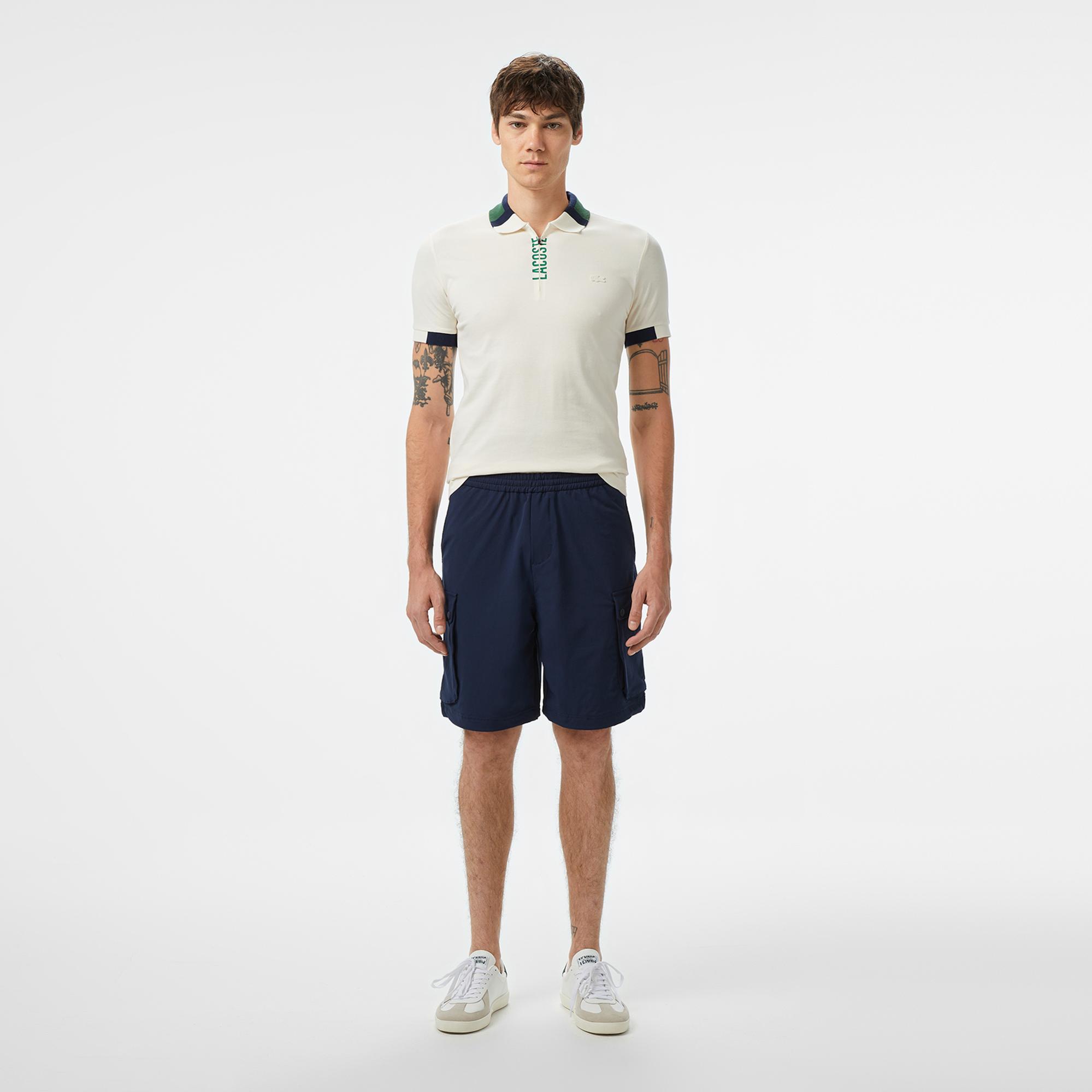 Lacoste Erkek Relaxed Fit Lacivert Bermuda Şort