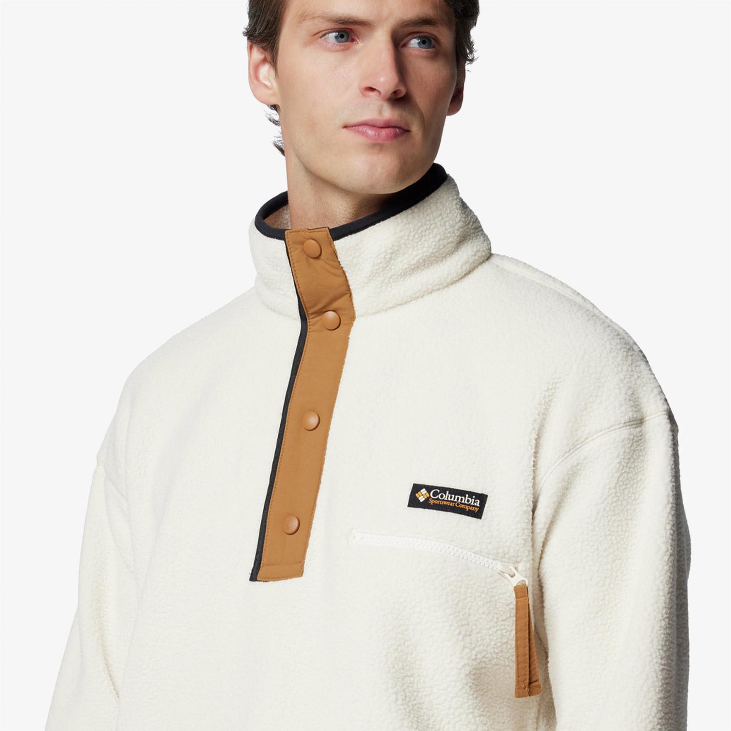 Columbia Helvetia Half Snap Erkek Bej Polar