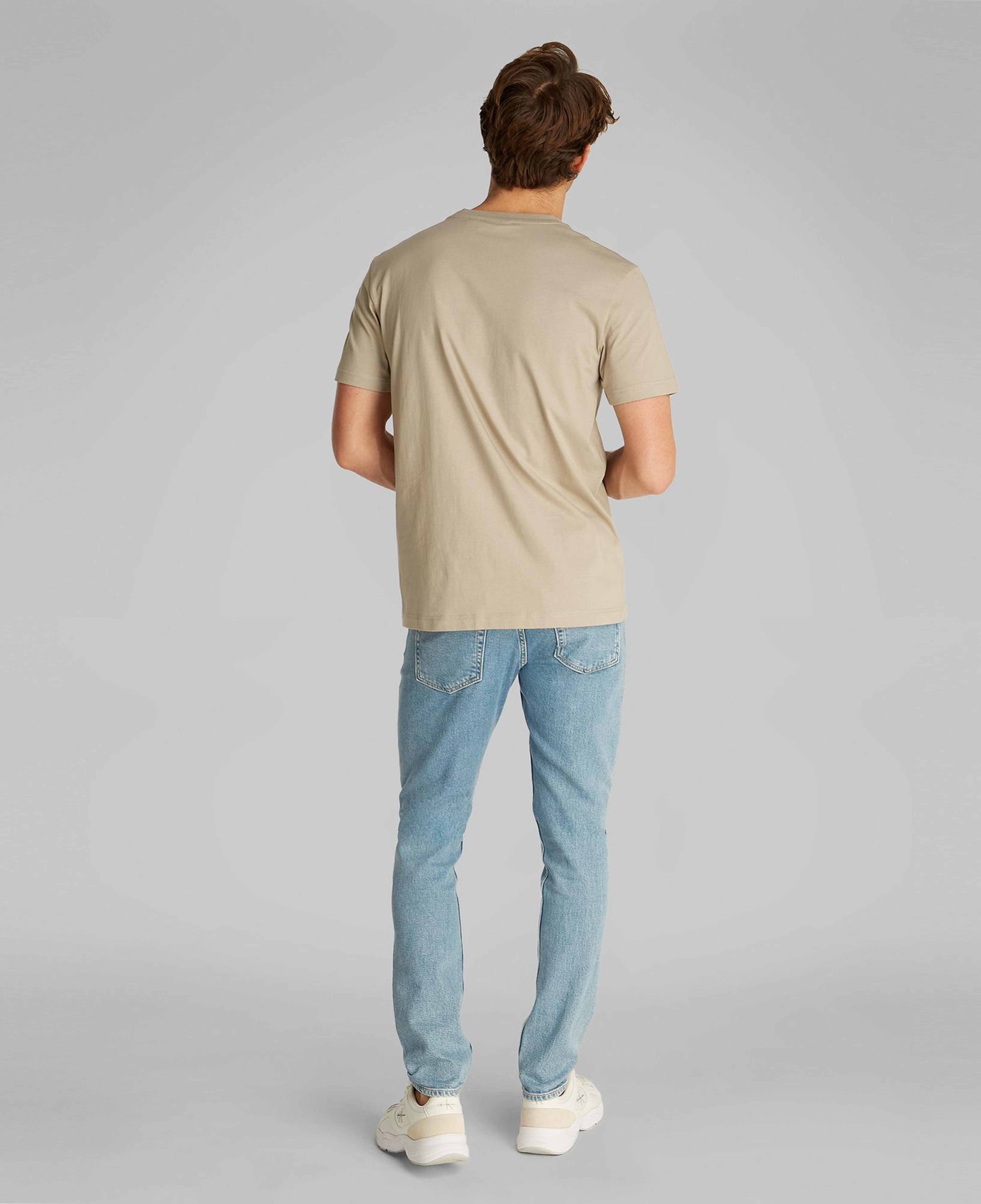 Calvin Klein Monologo Erkek Bej T-Shirt