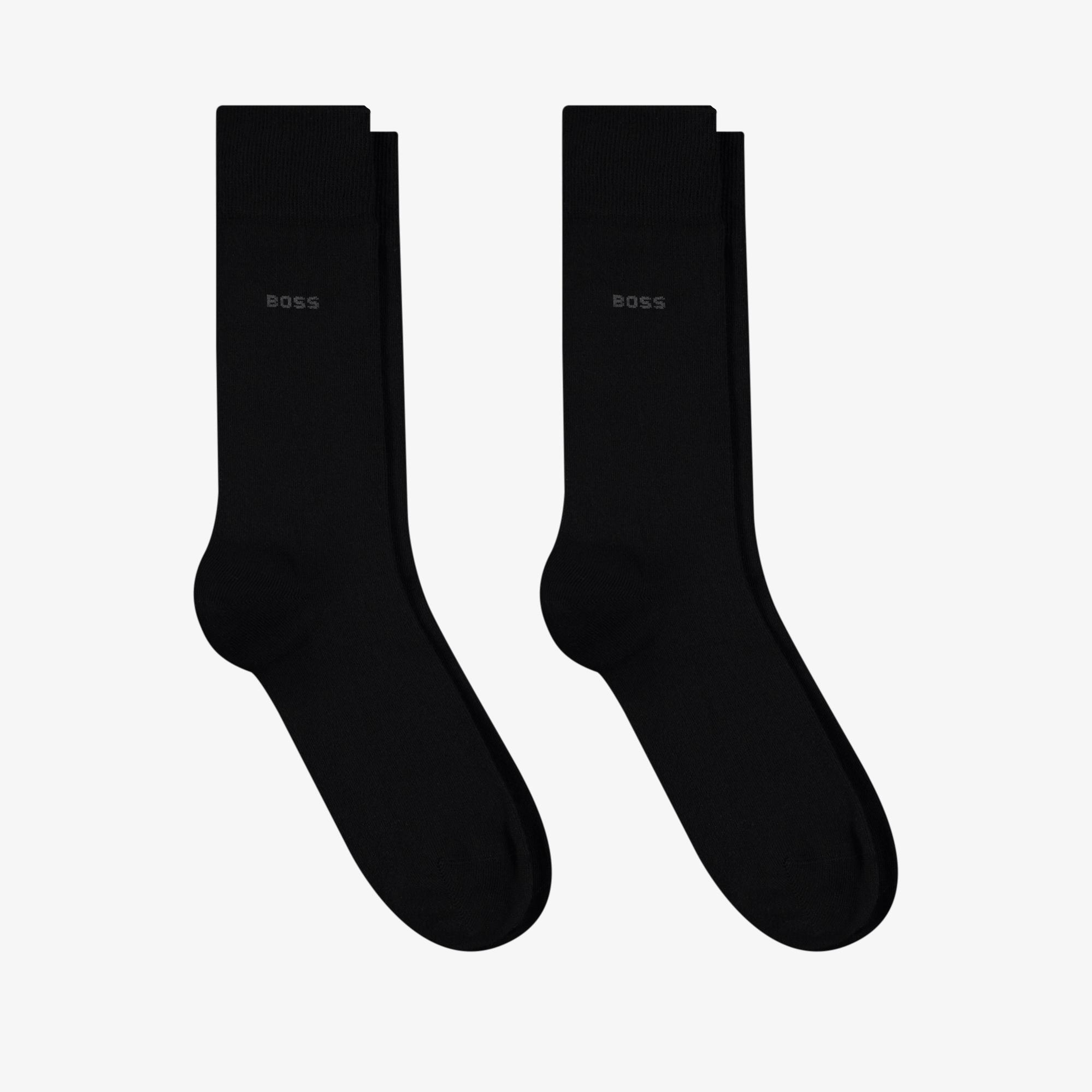 Boss Erkek Siyah 2'li Çorap