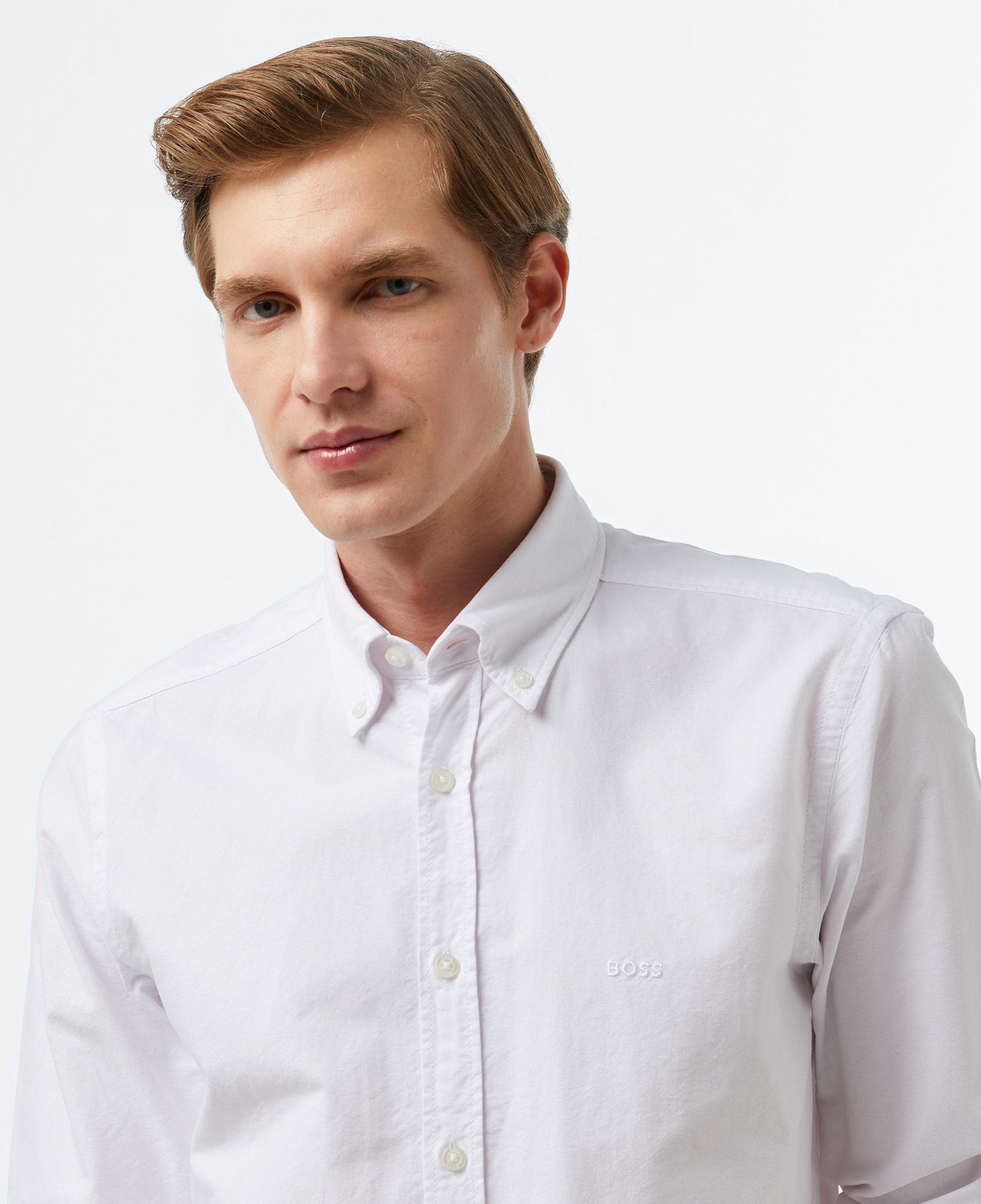 Boss Rickert Erkek Beyaz Gömlek