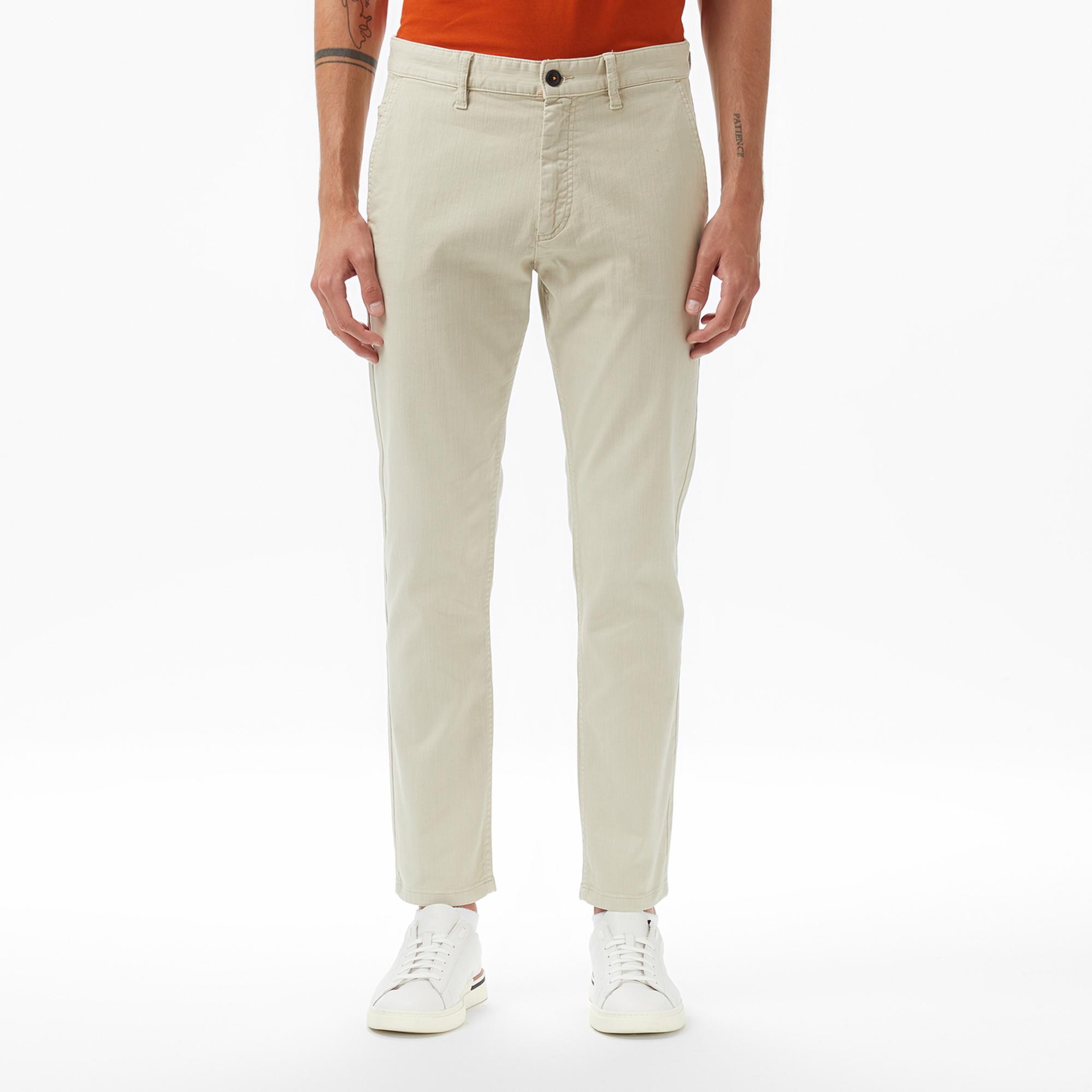 Boss Chino Erkek Açık Bej Pantolon
