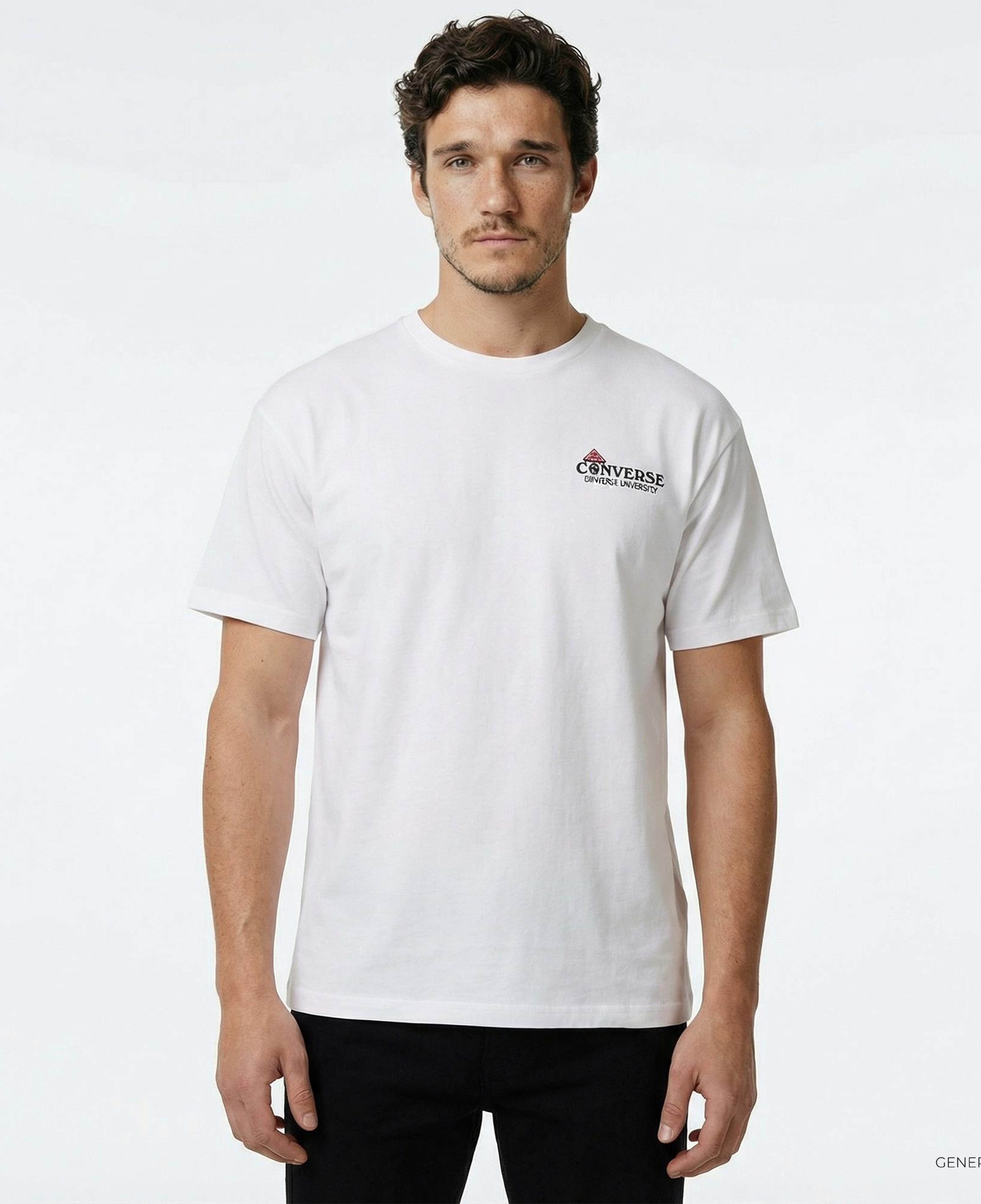 Converse Mushroom Cottage Loose Fit Erkek Beyaz T-Shirt