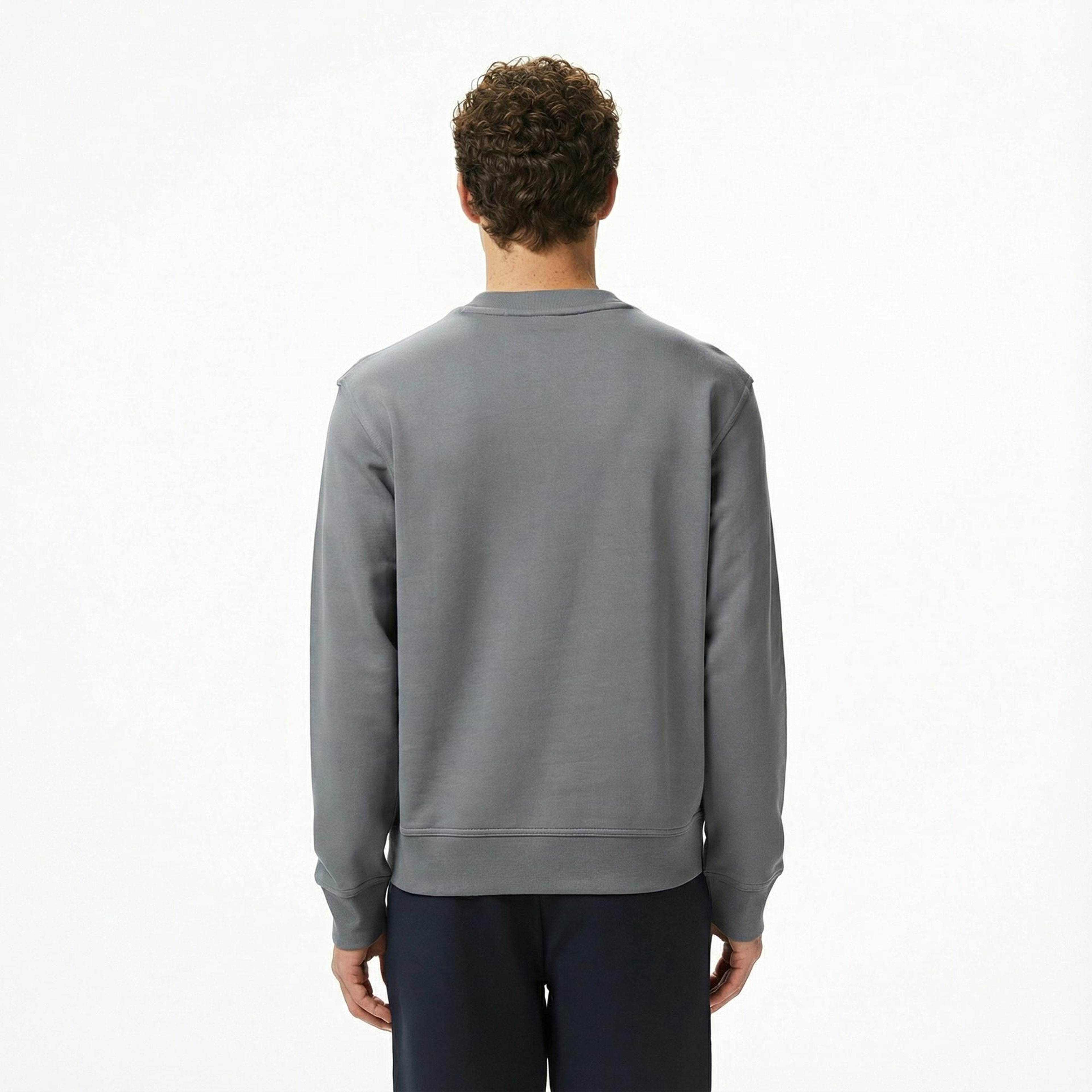 Boss Erkek Gri Sweatshirt