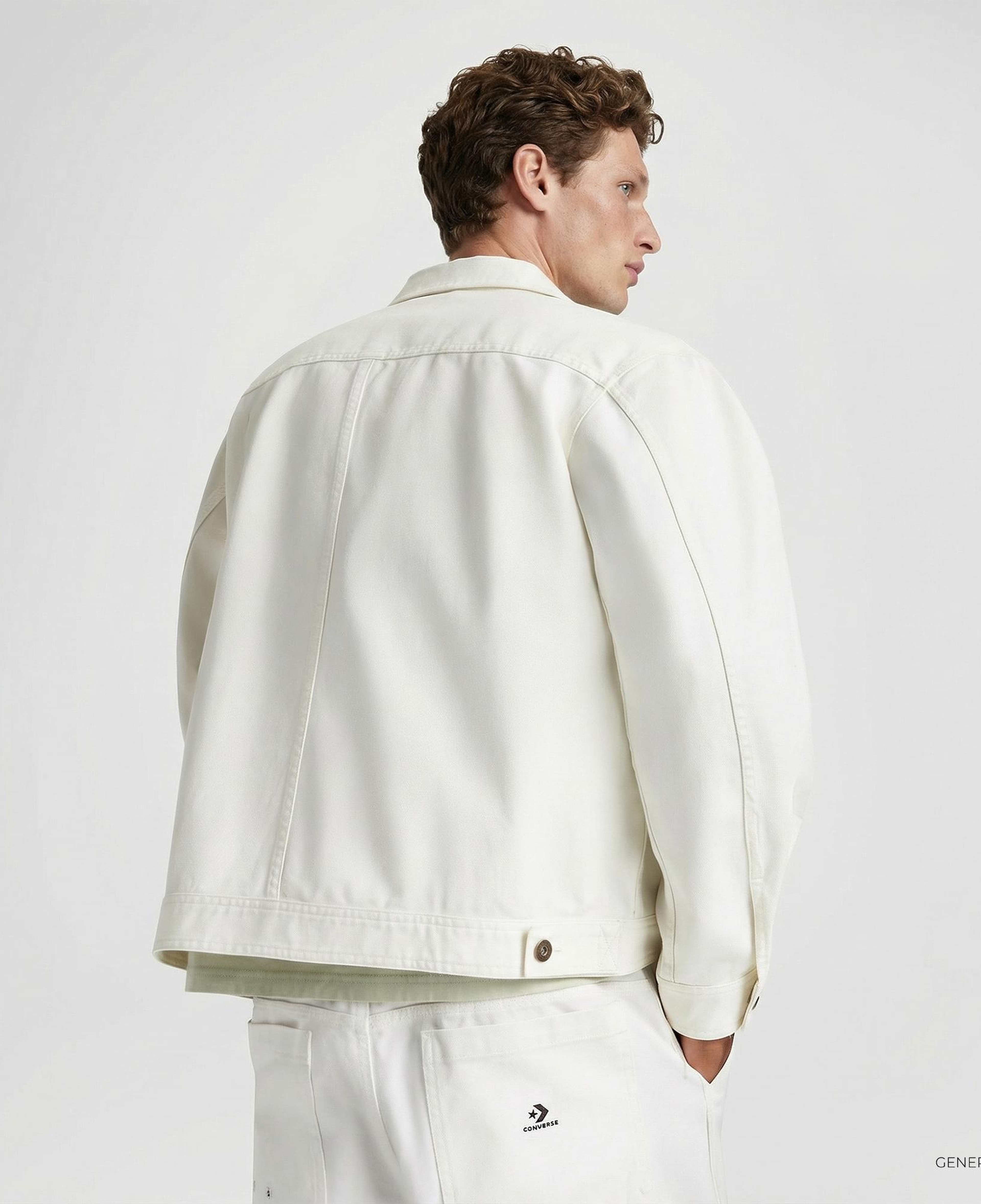 Converse Classic Erkek Krem Ceket