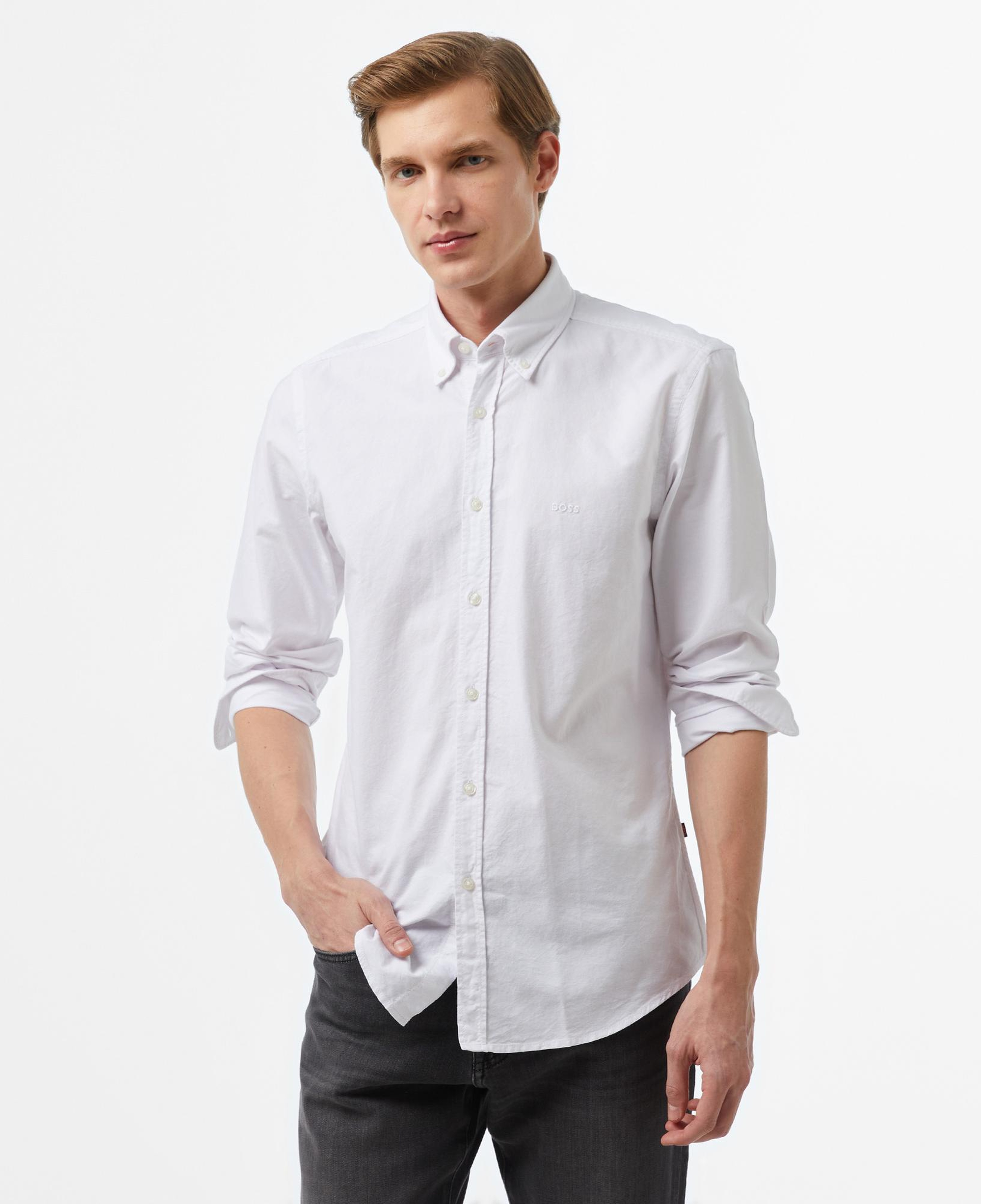Boss Rickert Erkek Beyaz Gömlek
