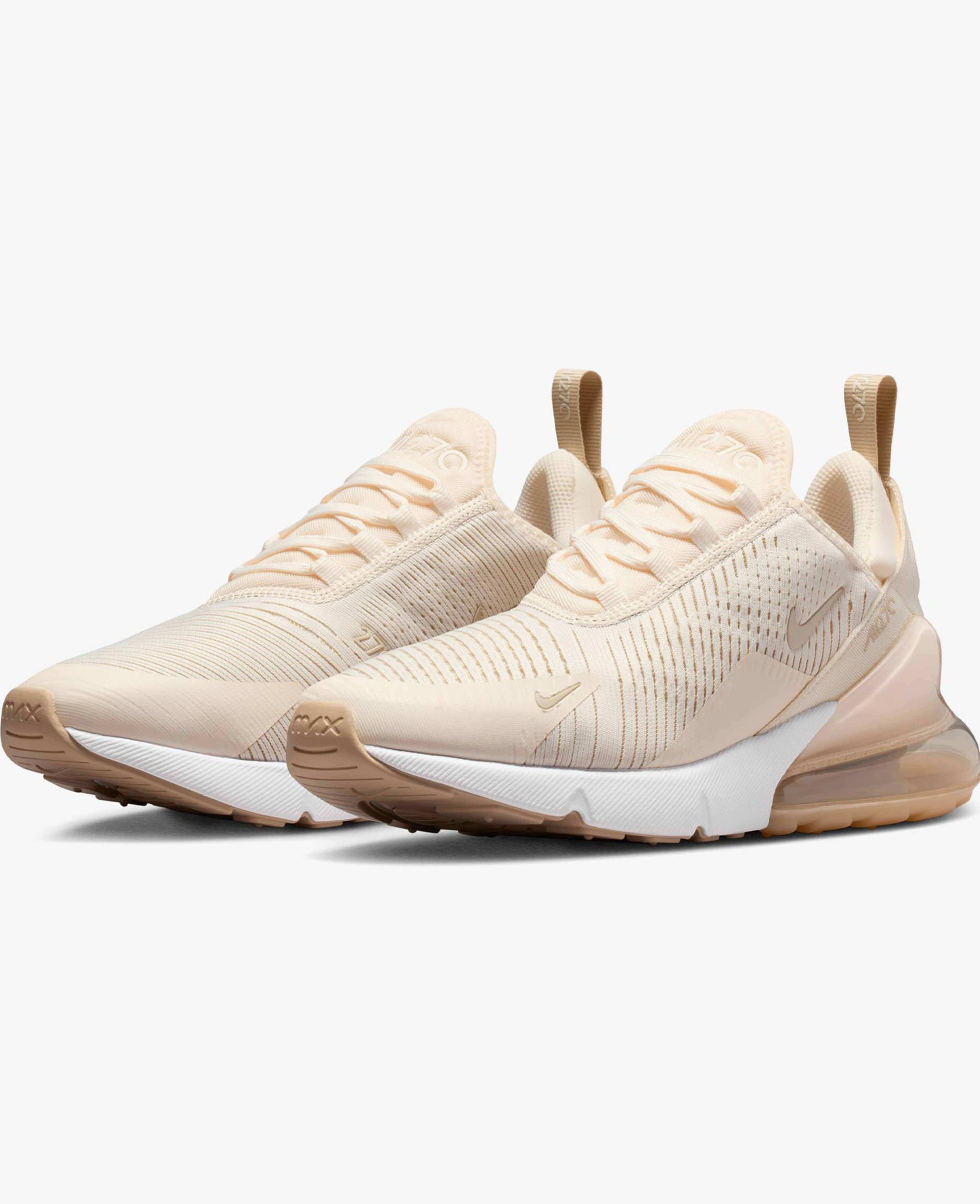 Nike Air Max 270 Kadın Bej Spor Ayakkabı