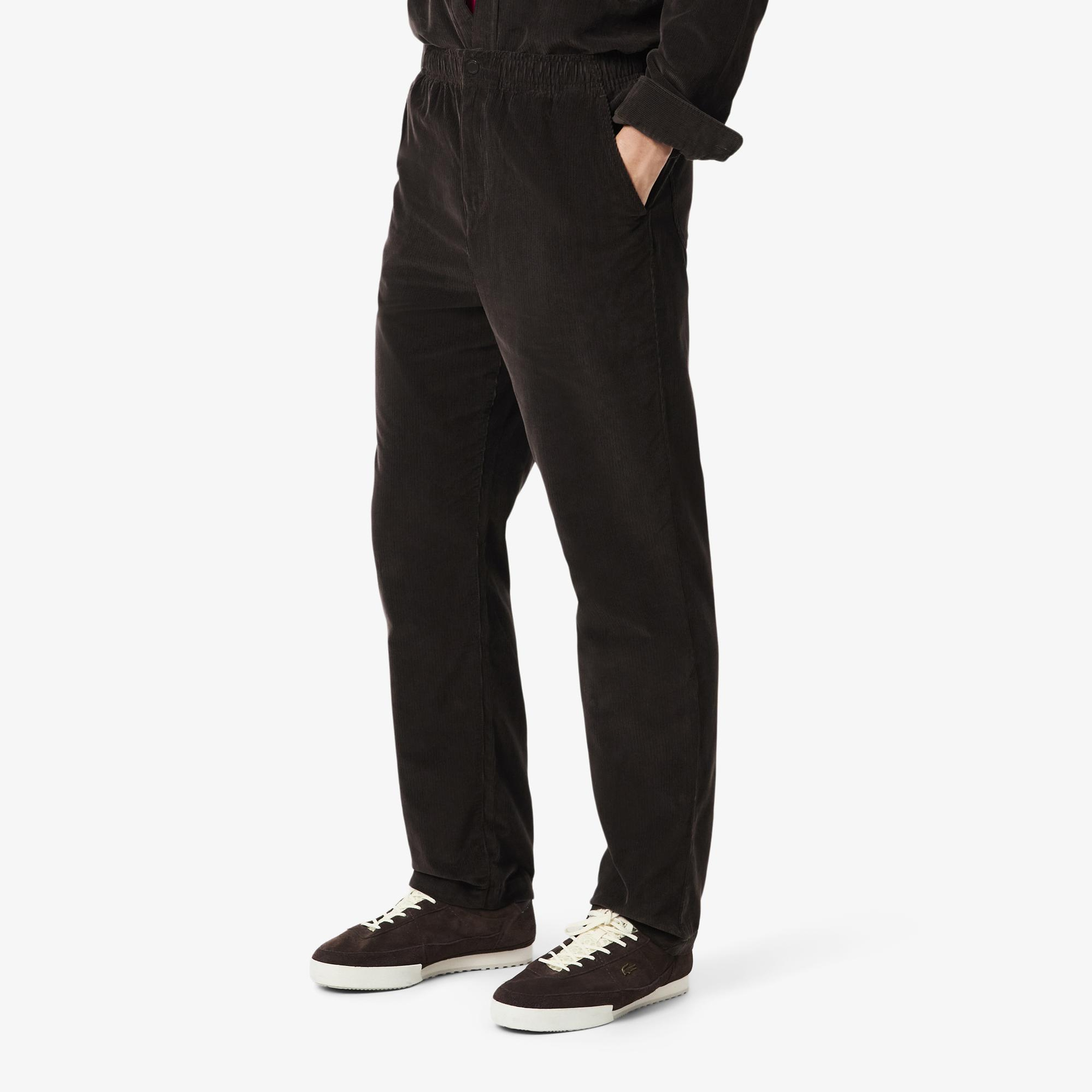 Lacoste Erkek Regular Fit Kahverengi Pantolon