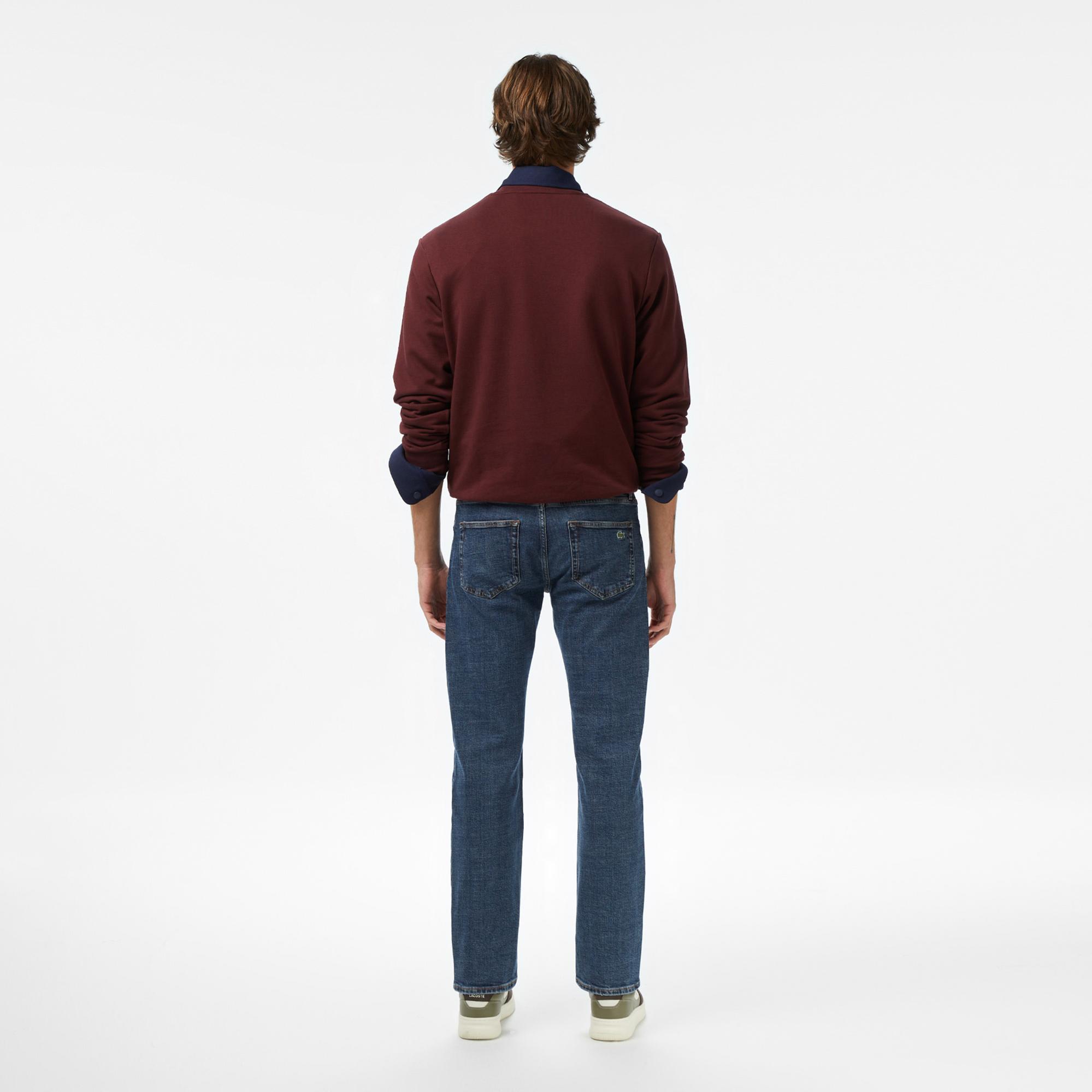 Lacoste Erkek Lacivert Jean Pantolon