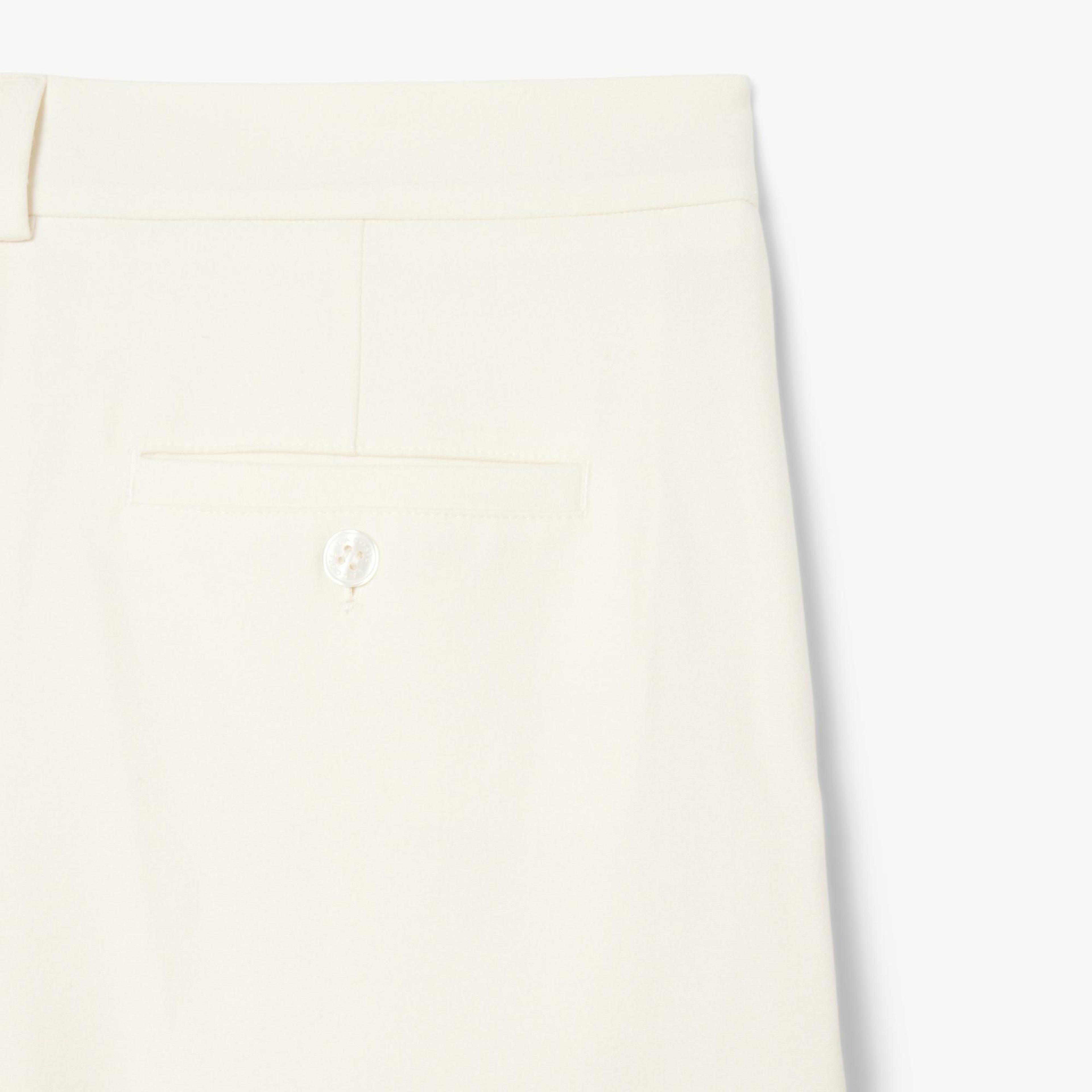 Lacoste Kadın Oversize Fit Krem Pantolon