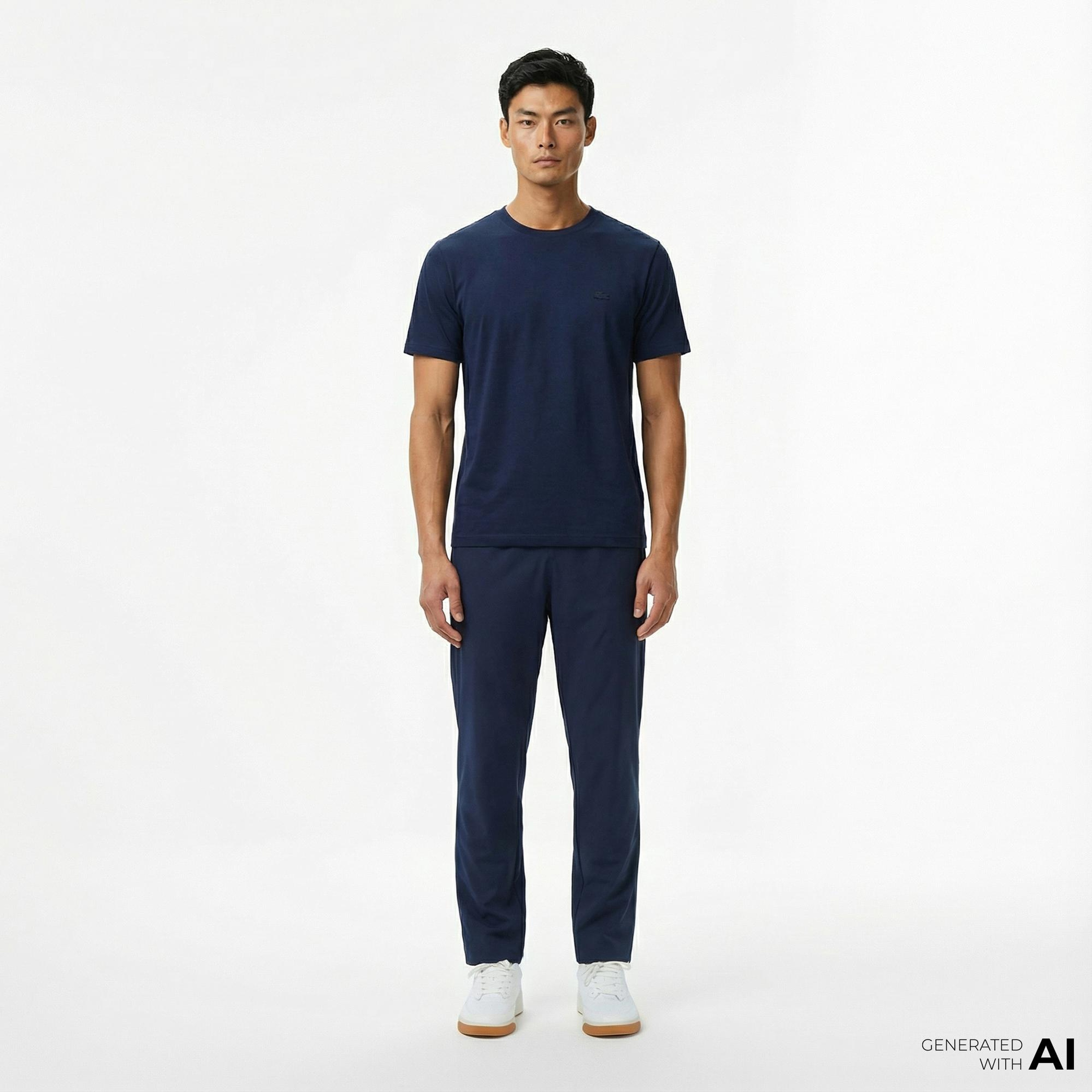 Lacoste Erkek Regular Fit Chino Lacivert Pantolon