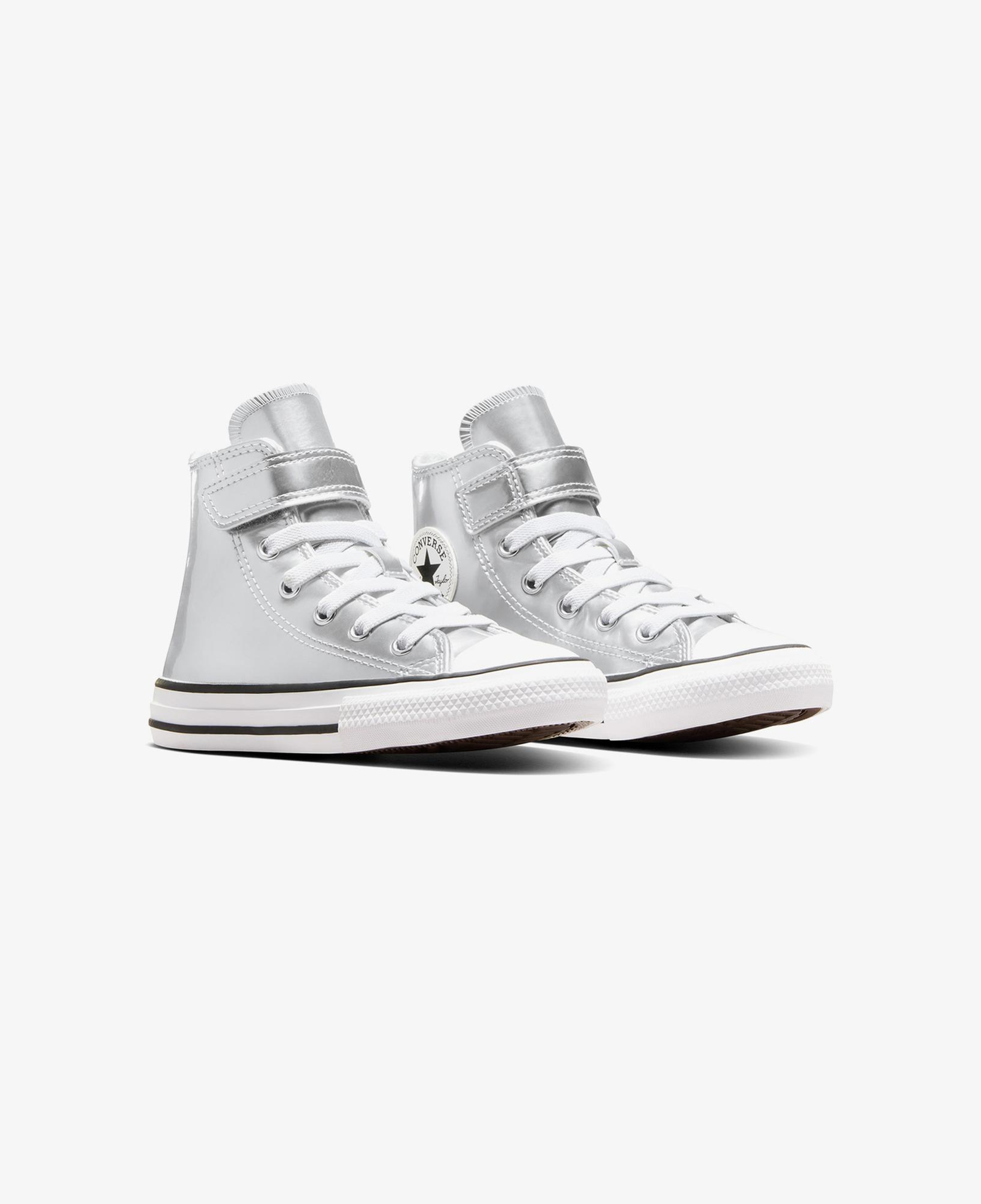 Converse Chuck Taylor All Star 1V Metallic Çocuk Gri Sneaker