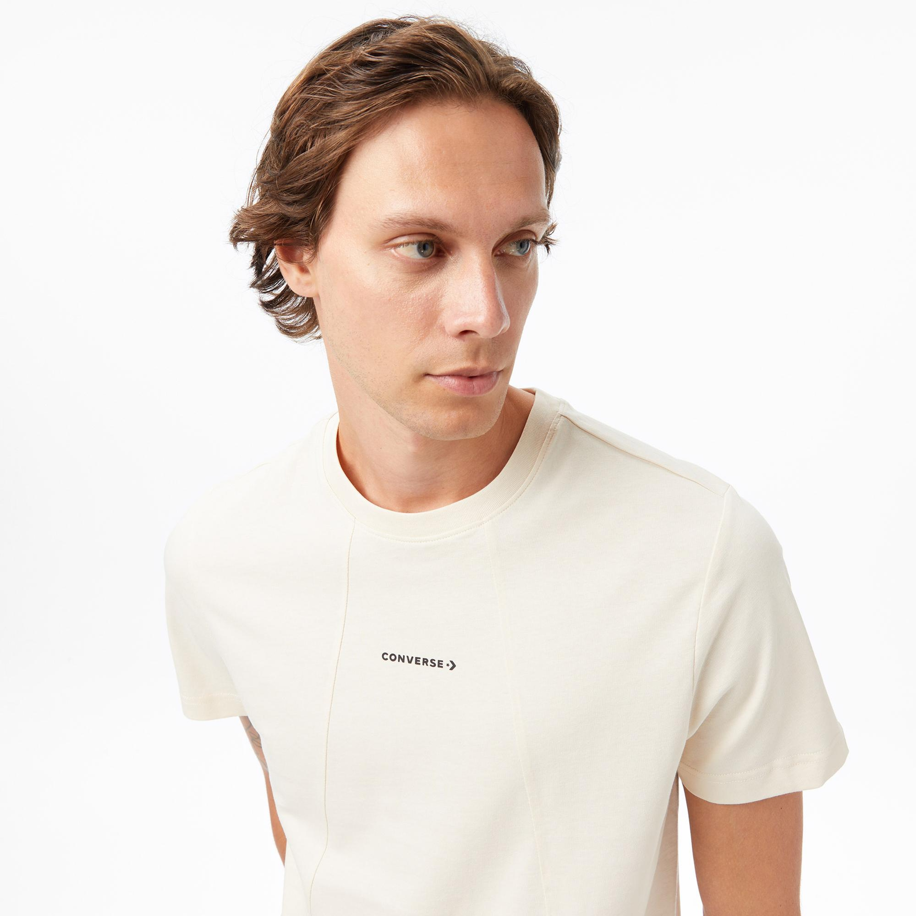 Converse Erkek Krem T-Shirt