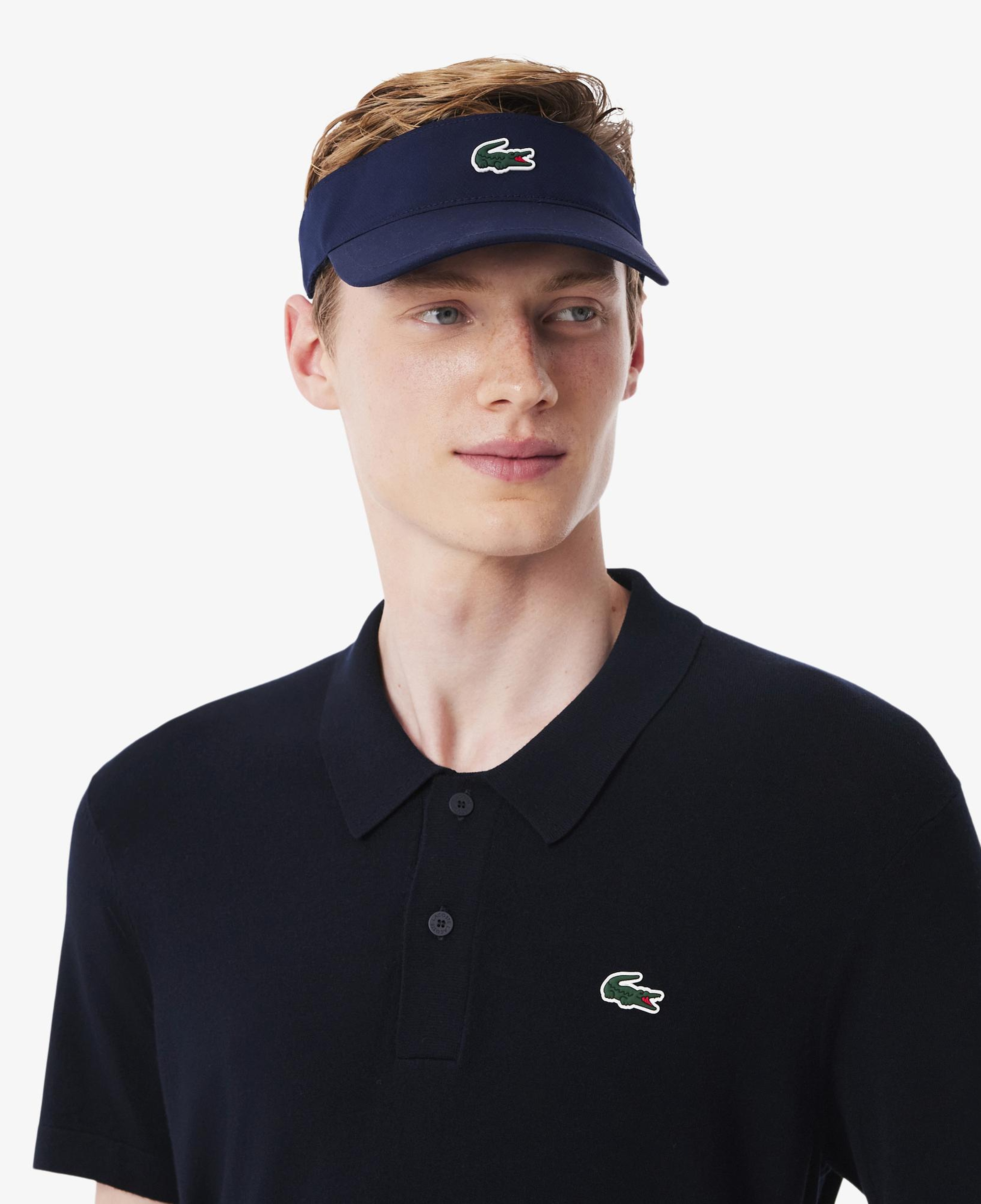 Lacoste Erkek Classic Fit Kısa Kollu Polo Yaka Lacivert Triko