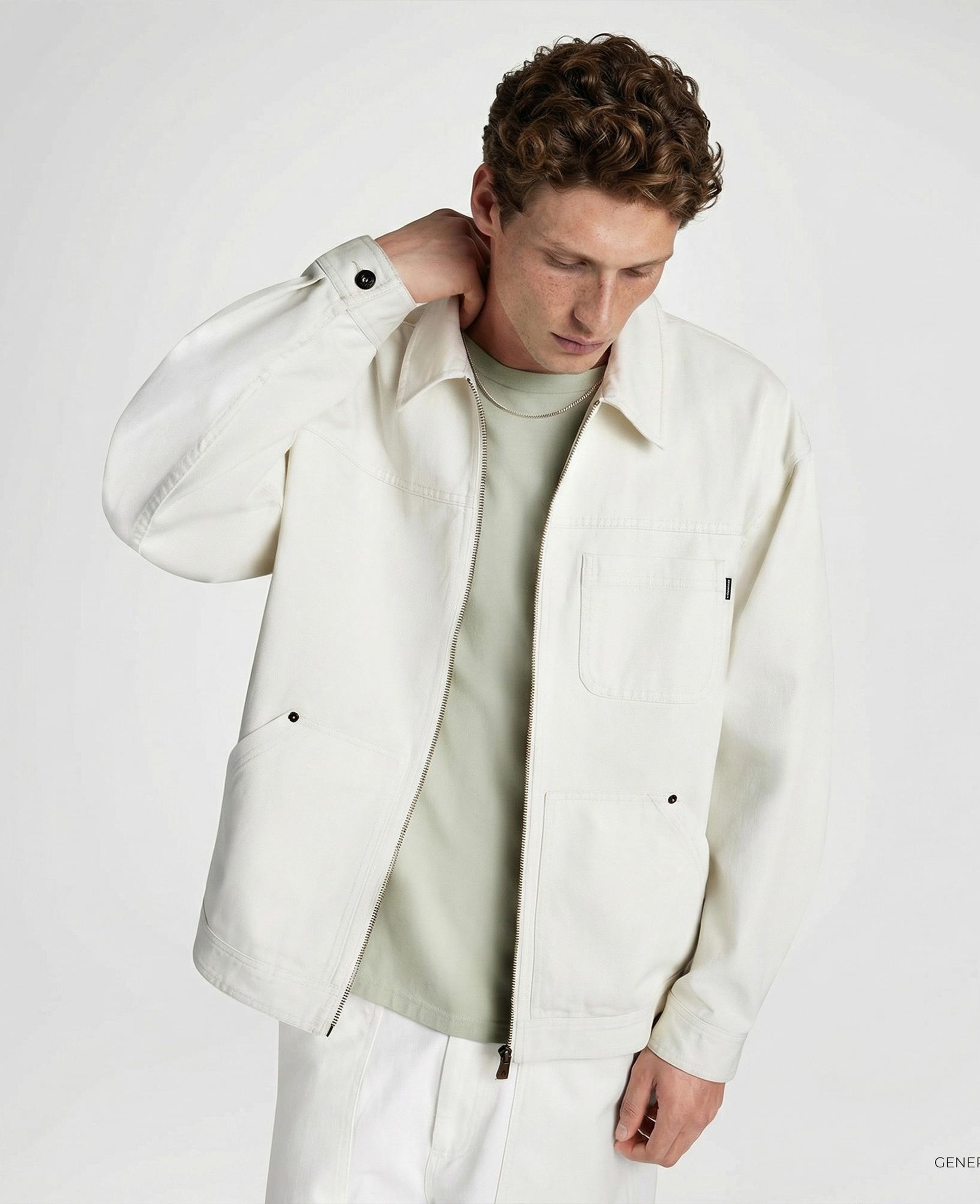 Converse Classic Erkek Krem Ceket