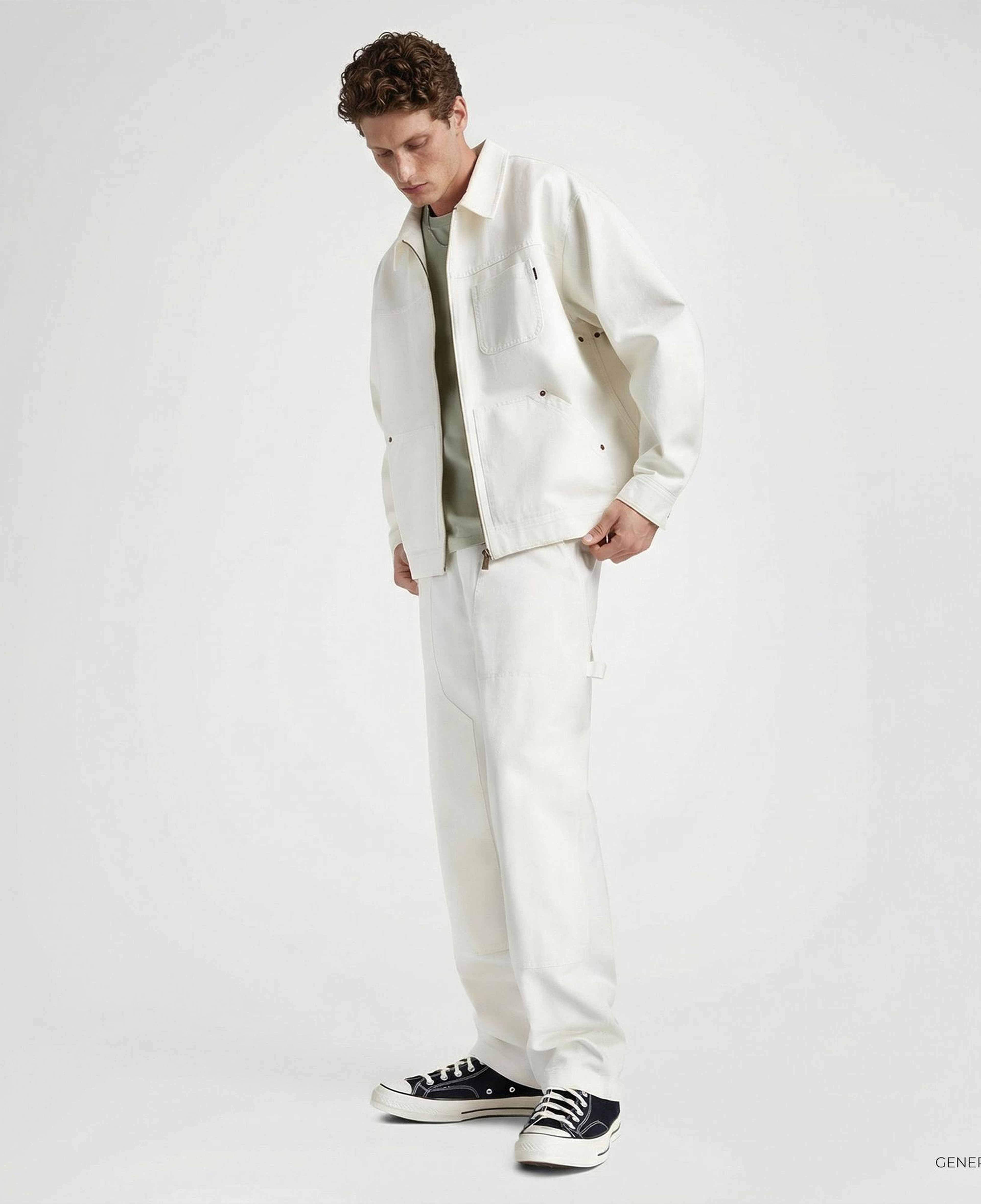 Converse Classic Erkek Krem Ceket