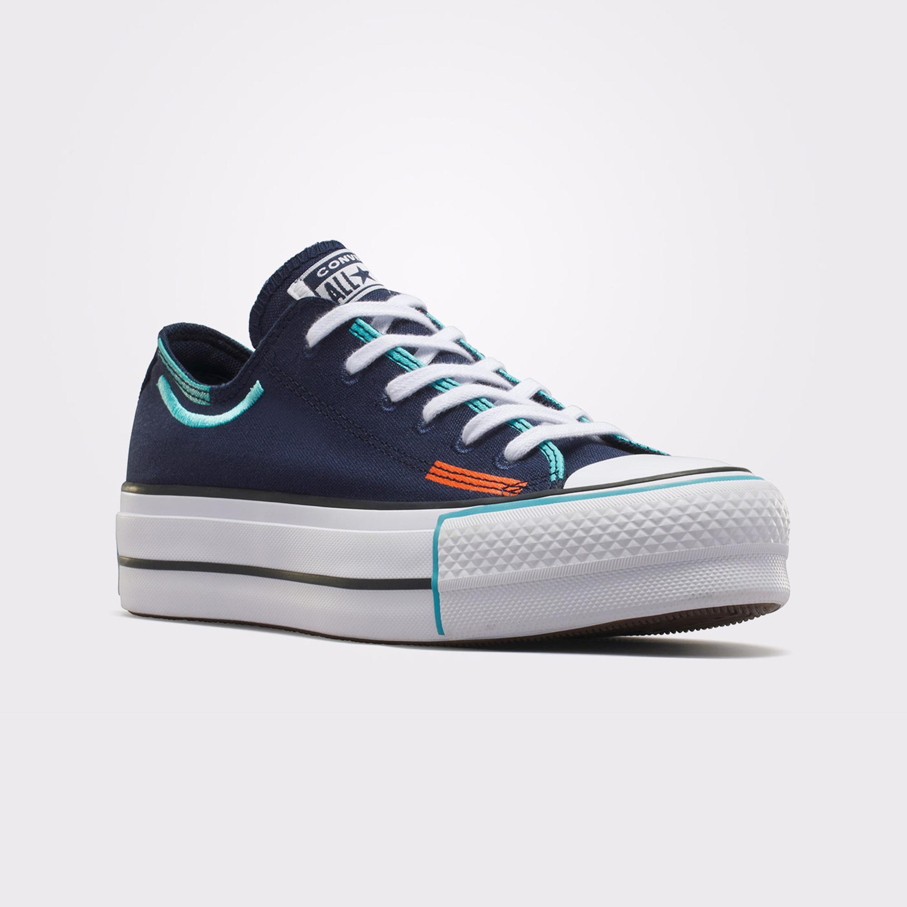 Converse Chuck Taylor All Star Lift Unisex Lacivert Platform Sneaker