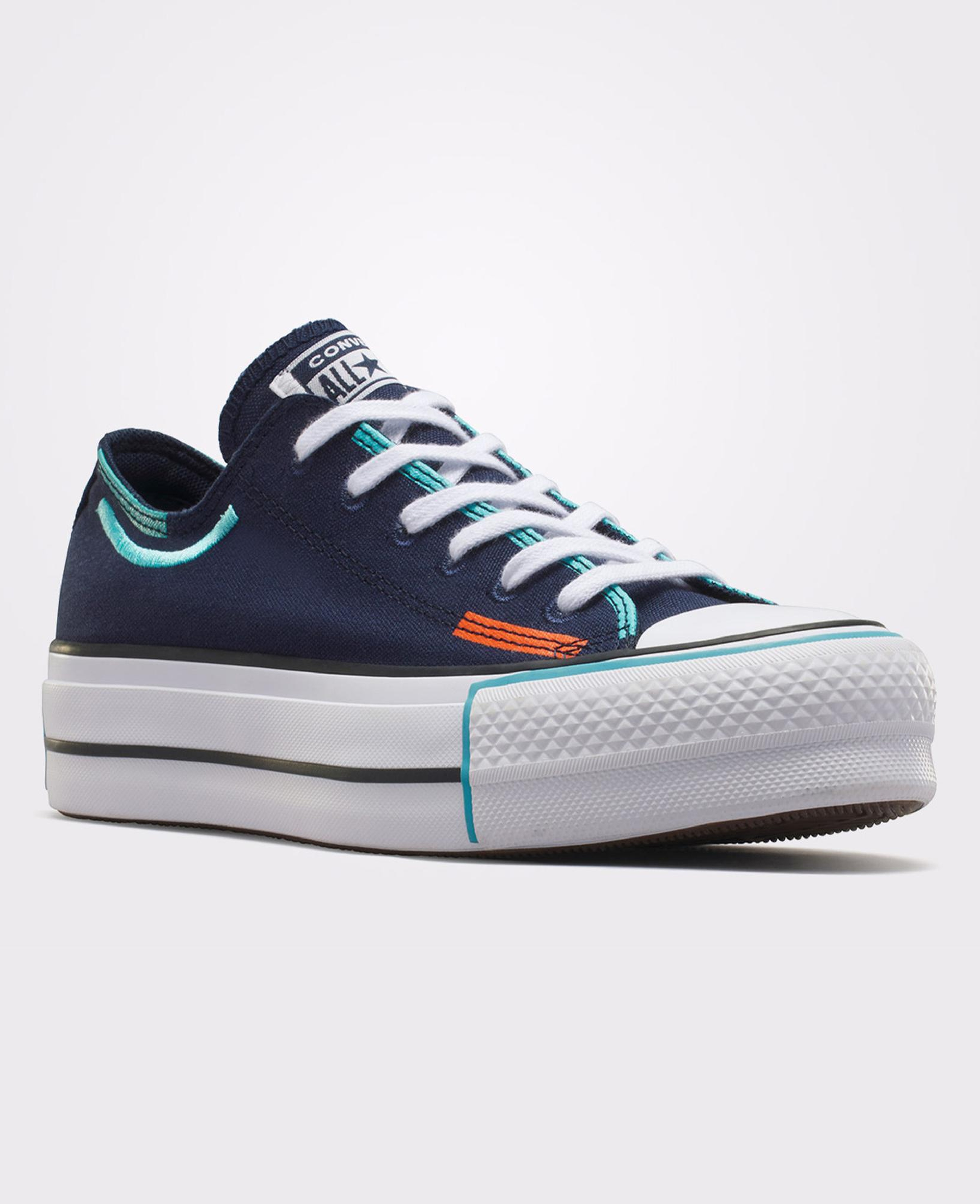 Converse Chuck Taylor All Star Lift Unisex Lacivert Platform Sneaker