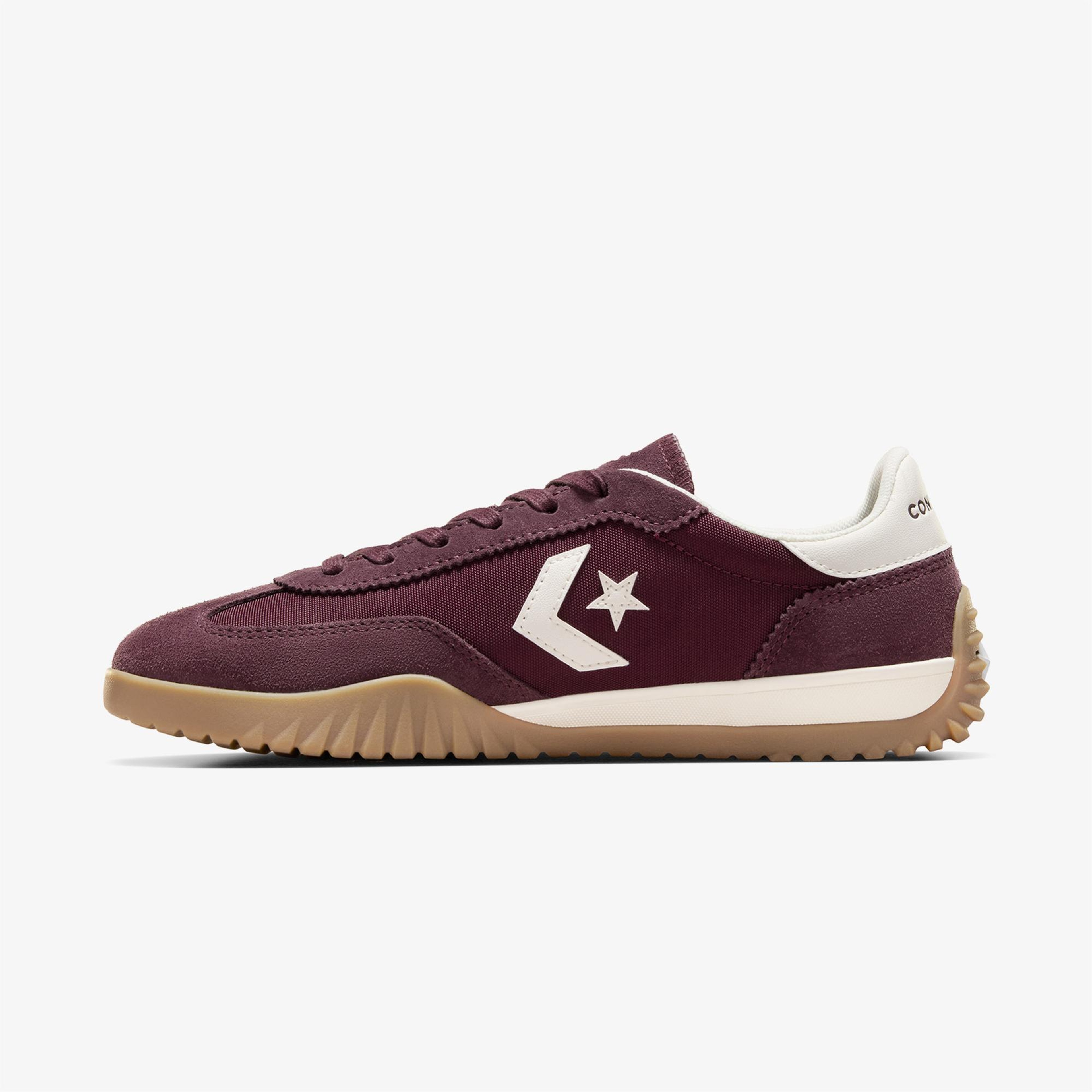 Converse Run Star Trainer Unisex Bordo Süet Sneaker