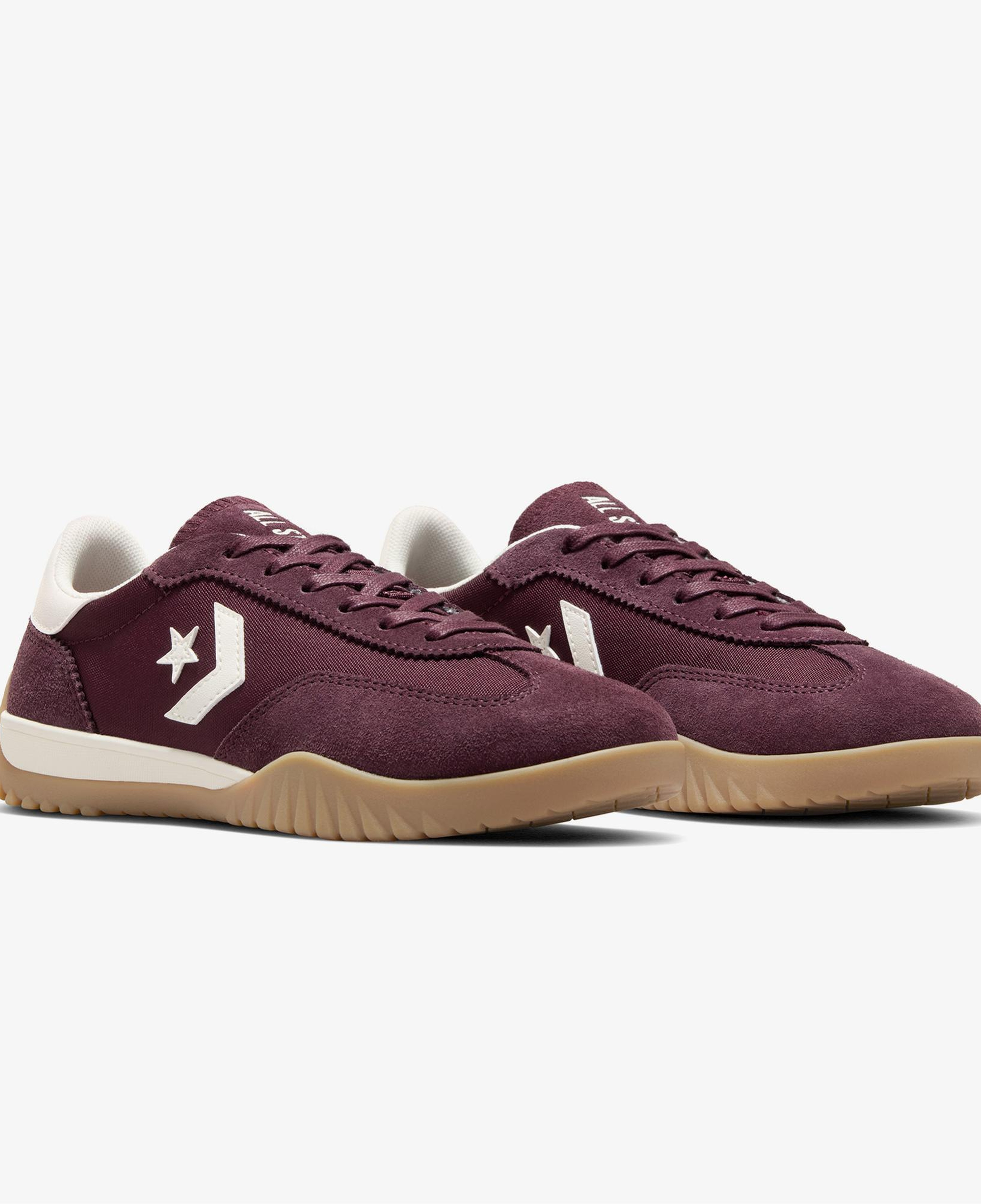 Converse Run Star Trainer Unisex Bordo Süet Sneaker