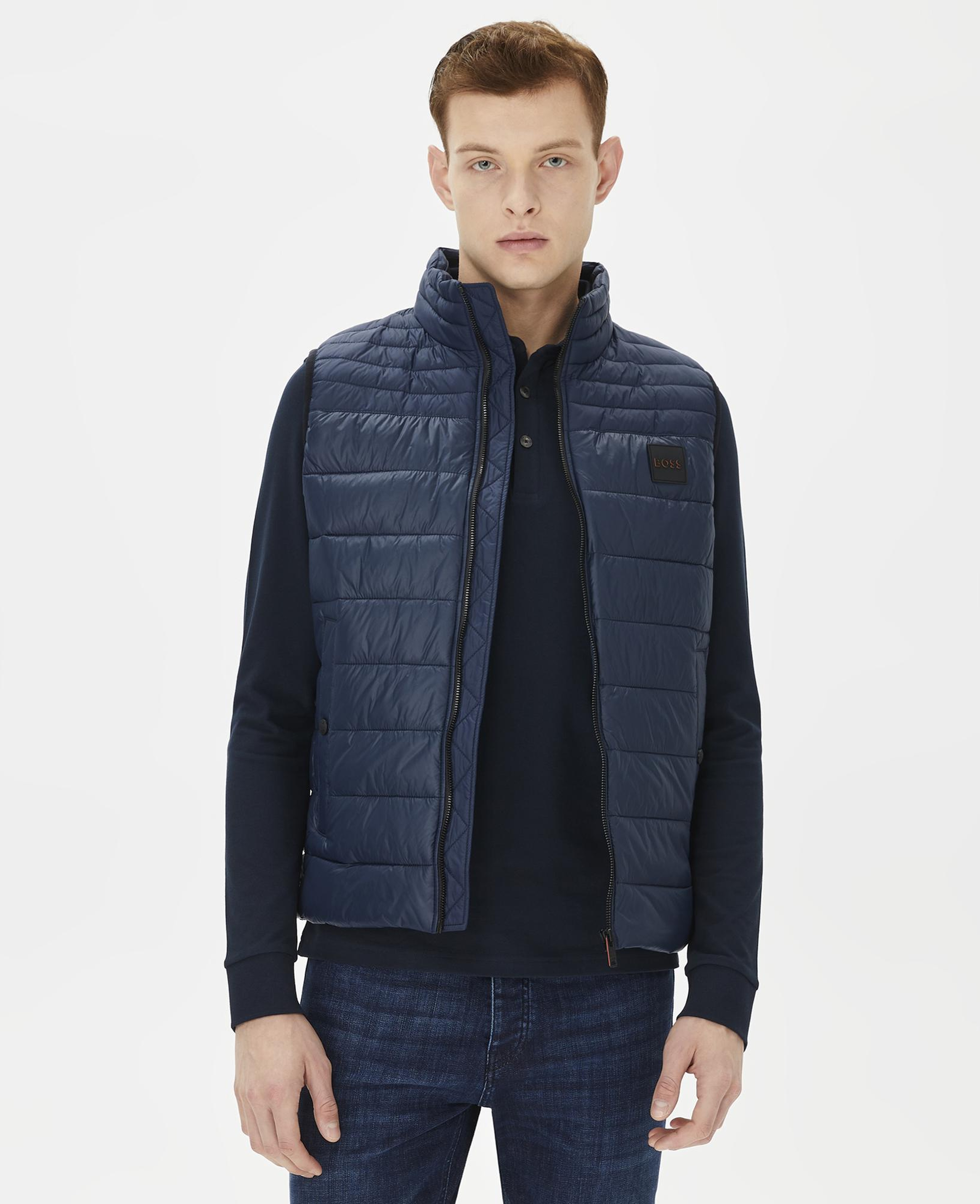 Boss Erkek Lacivert Yelek