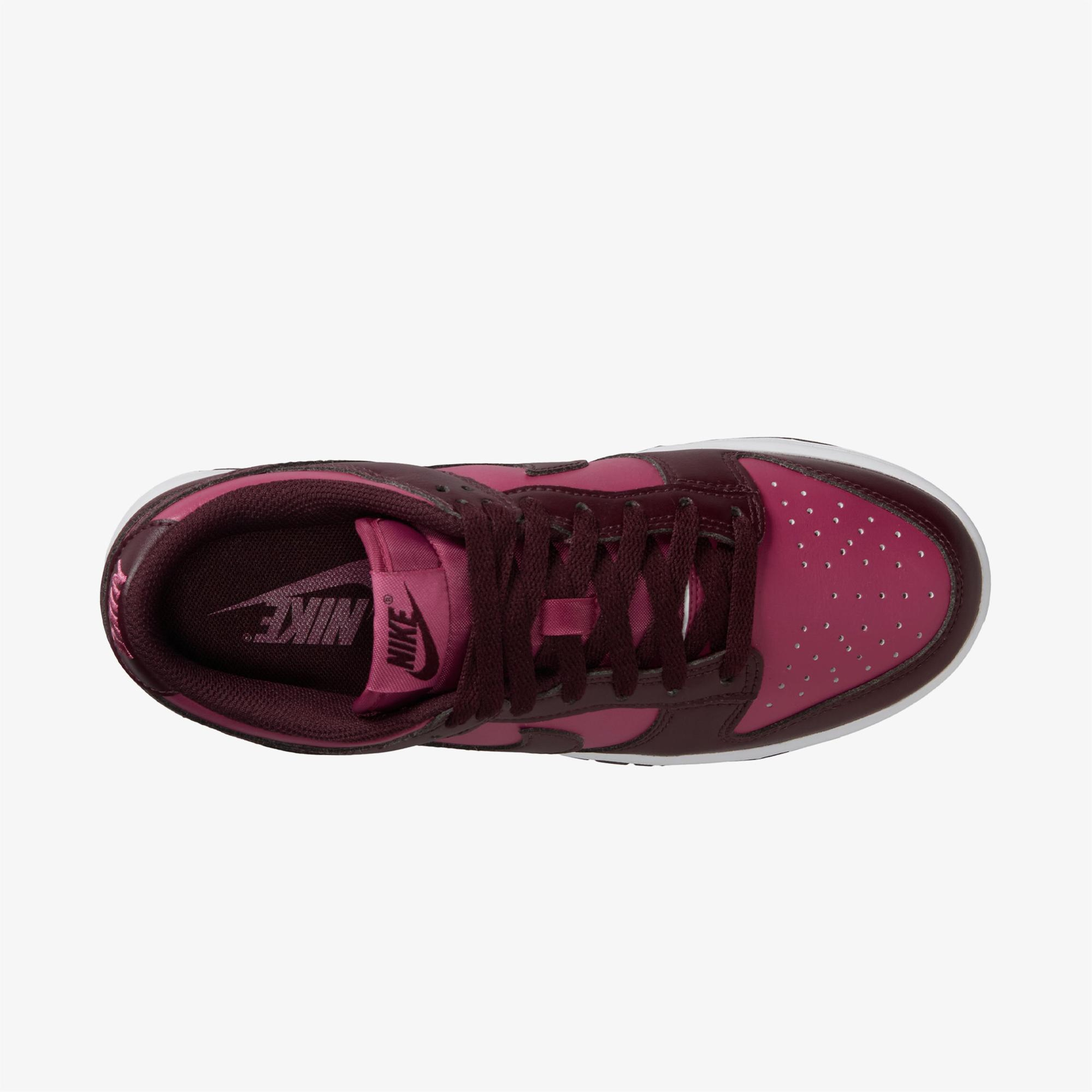 Nike Dunk Low Kadın Bordo Spor Ayakkabı