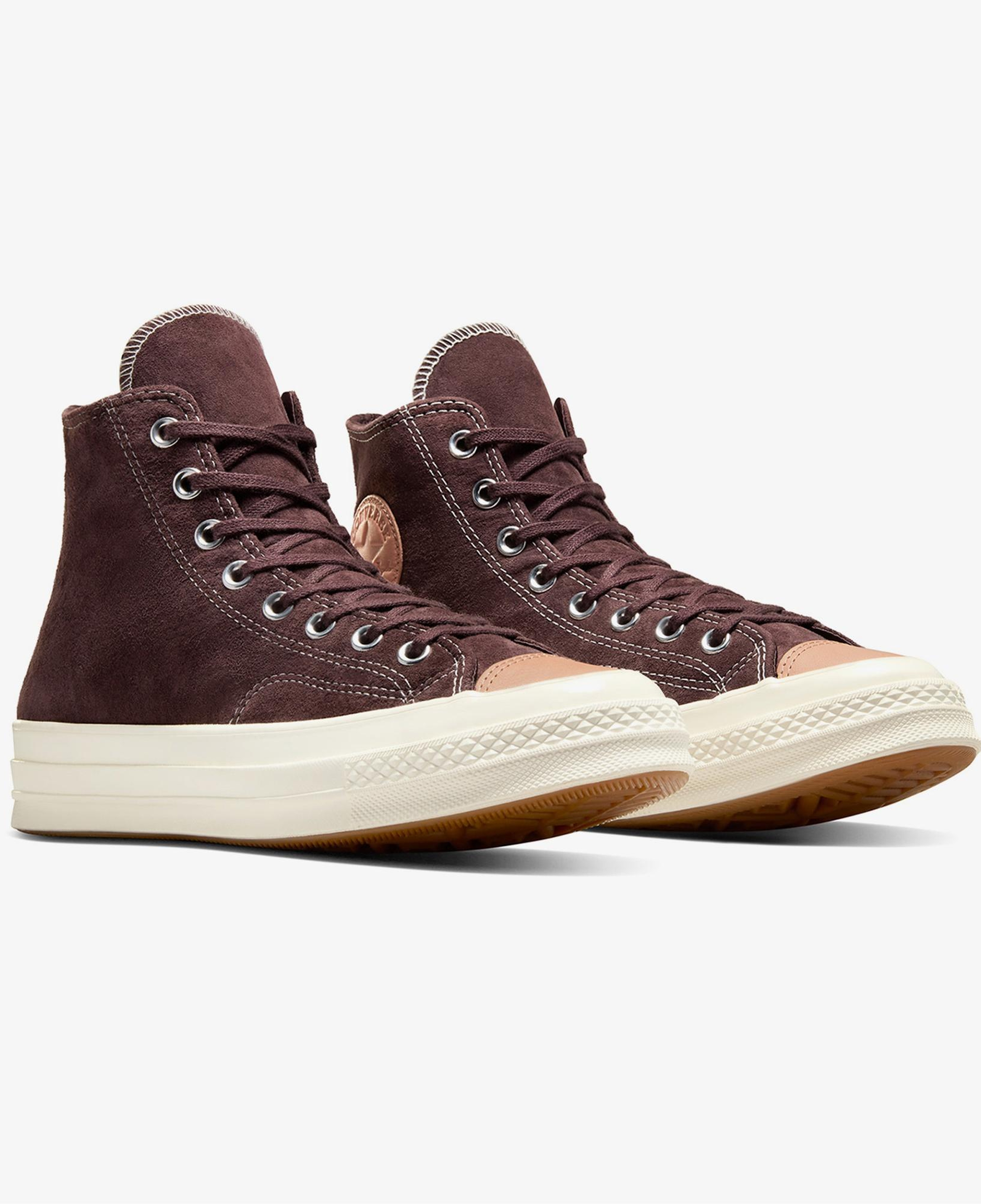 Converse Chuck 70 Taylored Lux Unisex Kahverengi Deri Sneaker