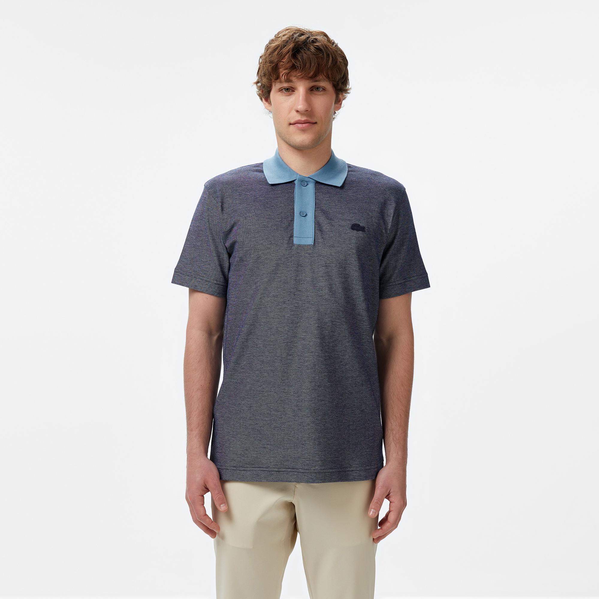Lacoste Erkek Oversize Fit Lacivert Polo