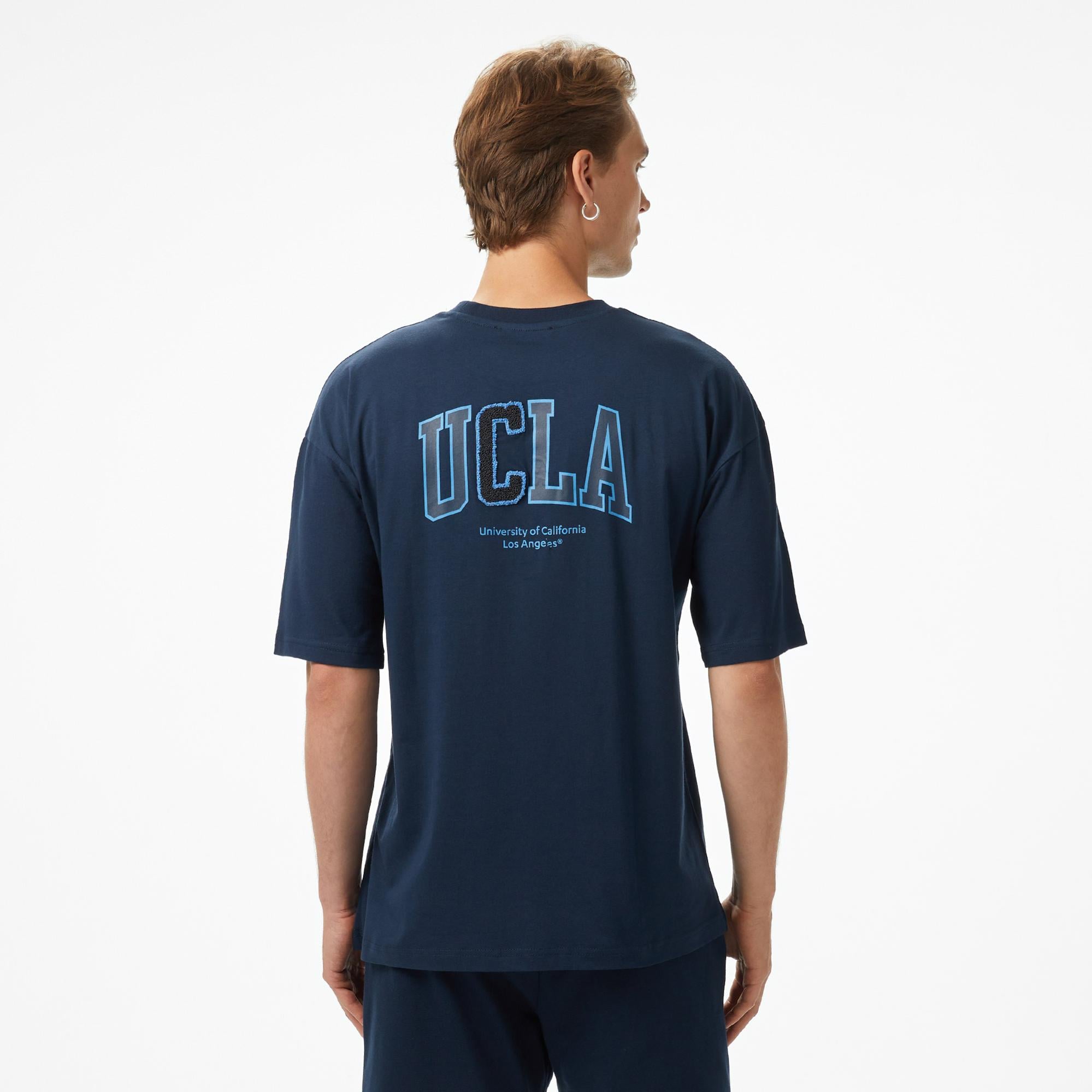 Ucla Sinclair Erkek Lacivert Bisiklet Yaka T-Shirt