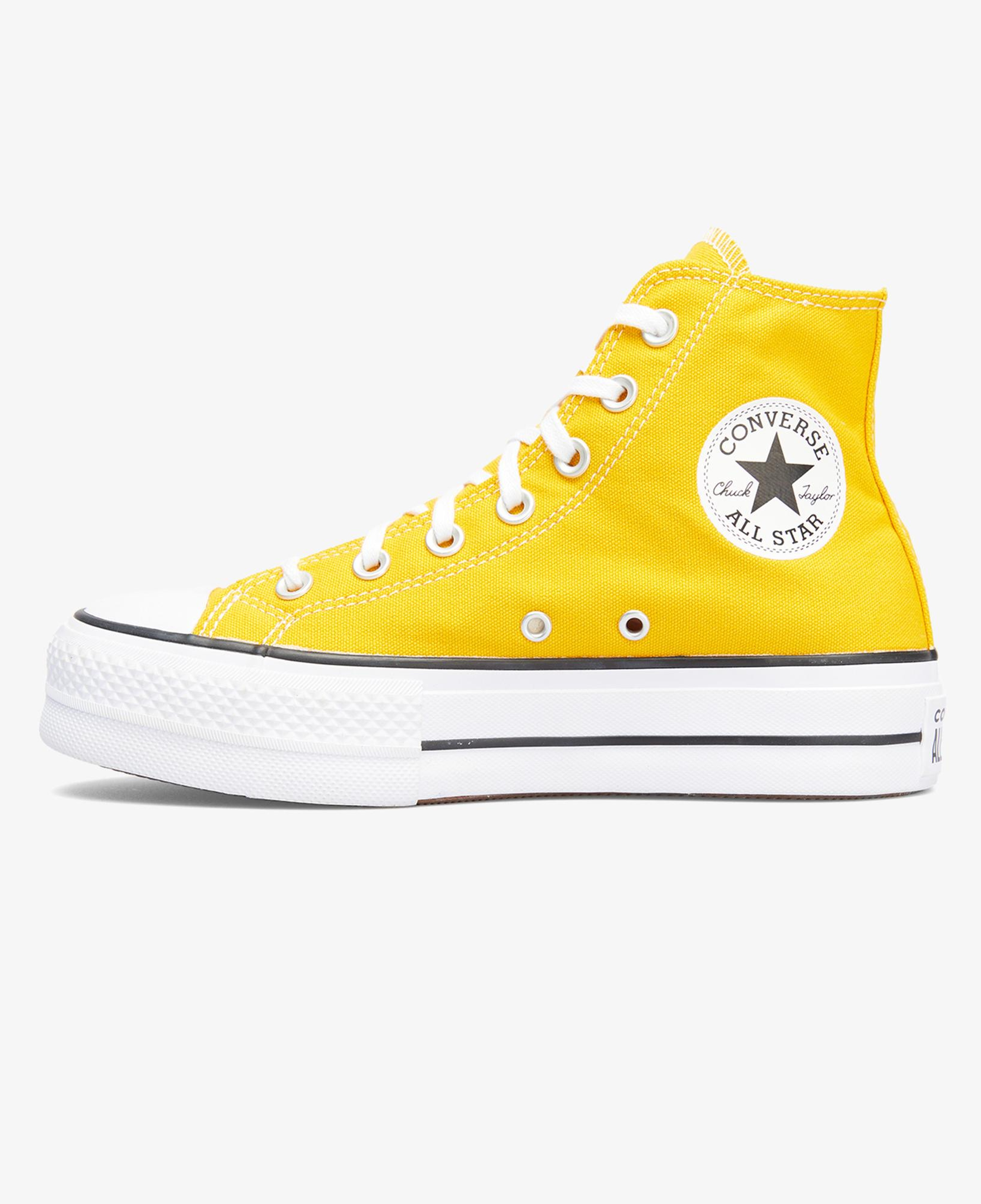 Converse Chuck Taylor All Star Lift Kadın Sarı Platform Sneaker