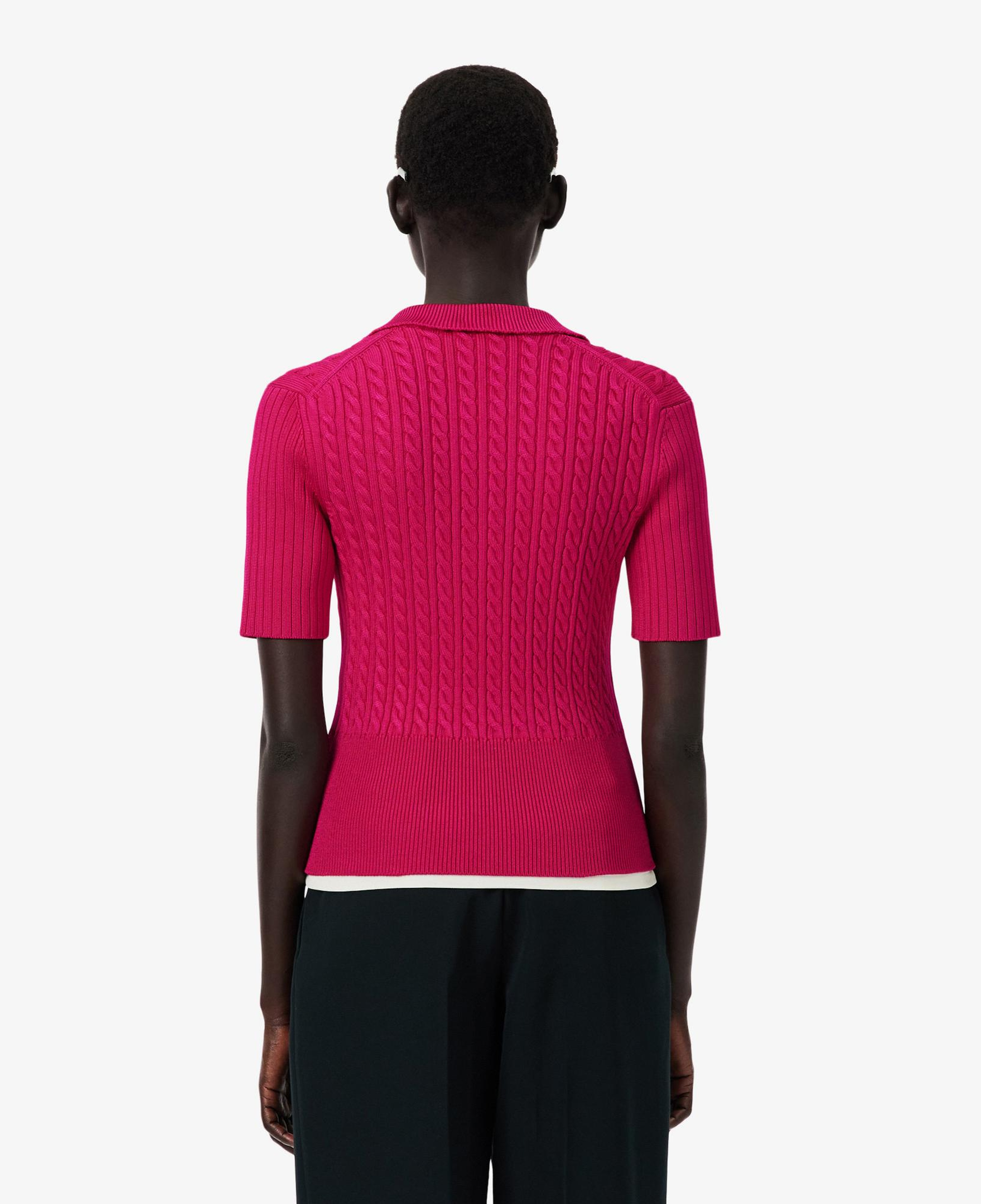 Lacoste Runway Kadın Kısa Kollu Polo Yaka Pembe Triko