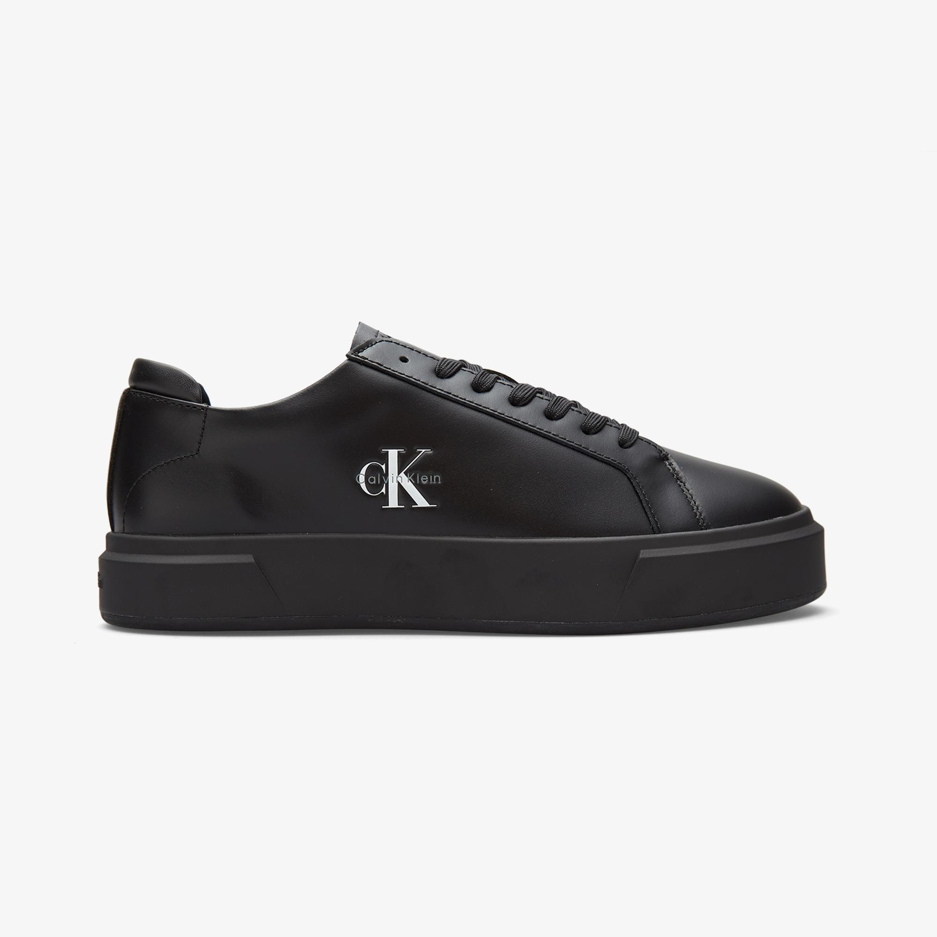 Calvin Klein Basket Cupsole Lace Up Erkek Siyah Sneaker