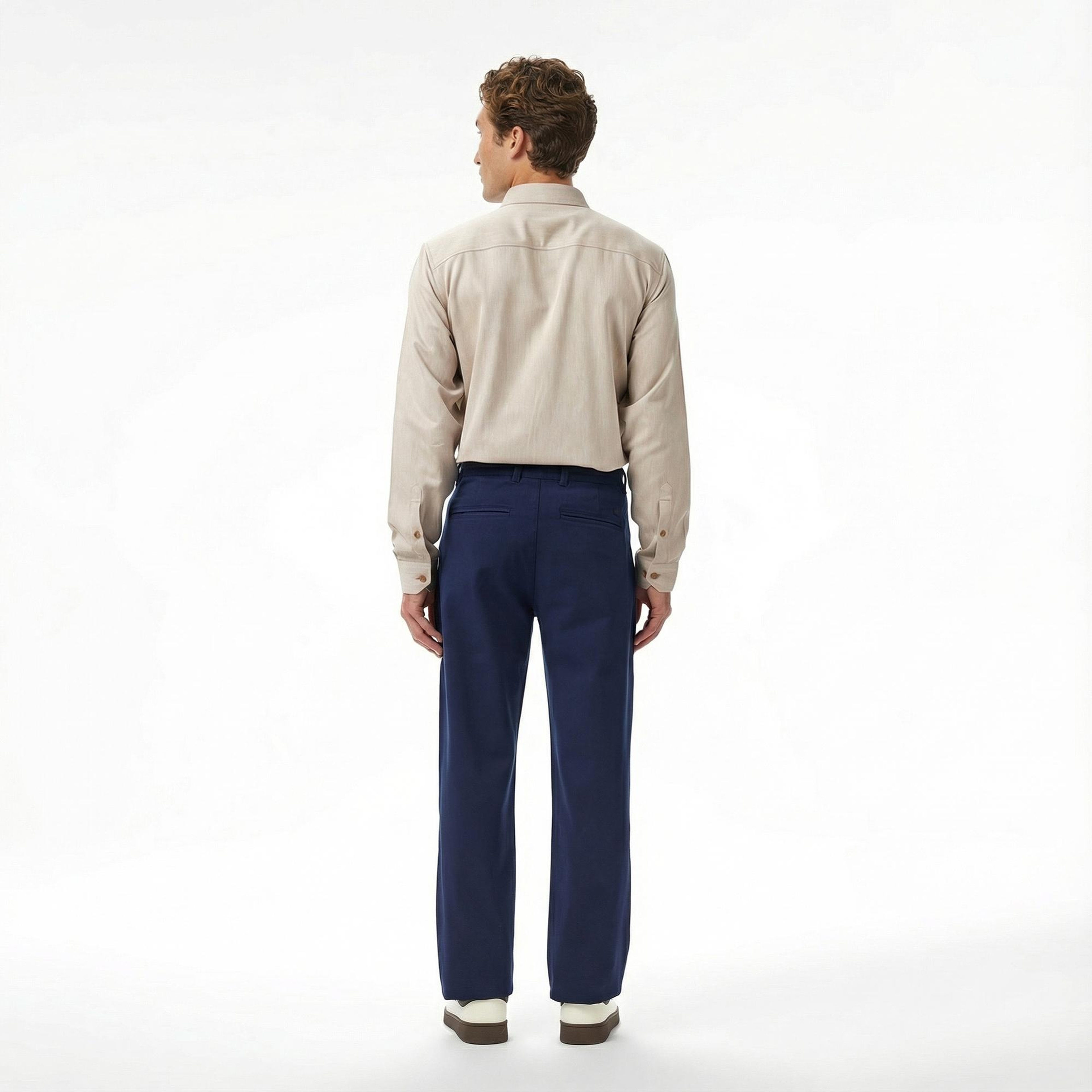 Lacoste Erkek Slim Fit Lacivert Pantolon