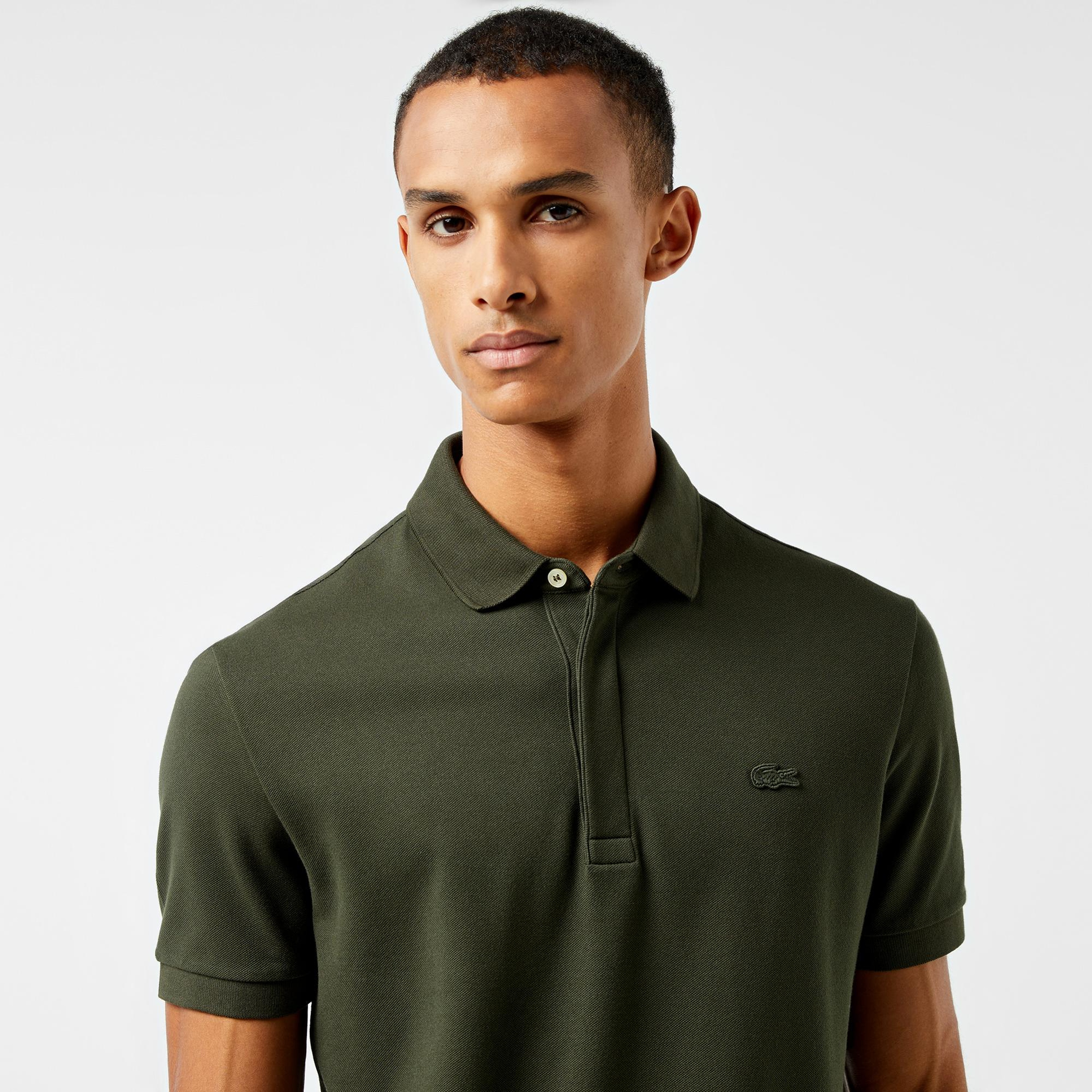 Lacoste Paris Erkek Regular Fit Haki Polo
