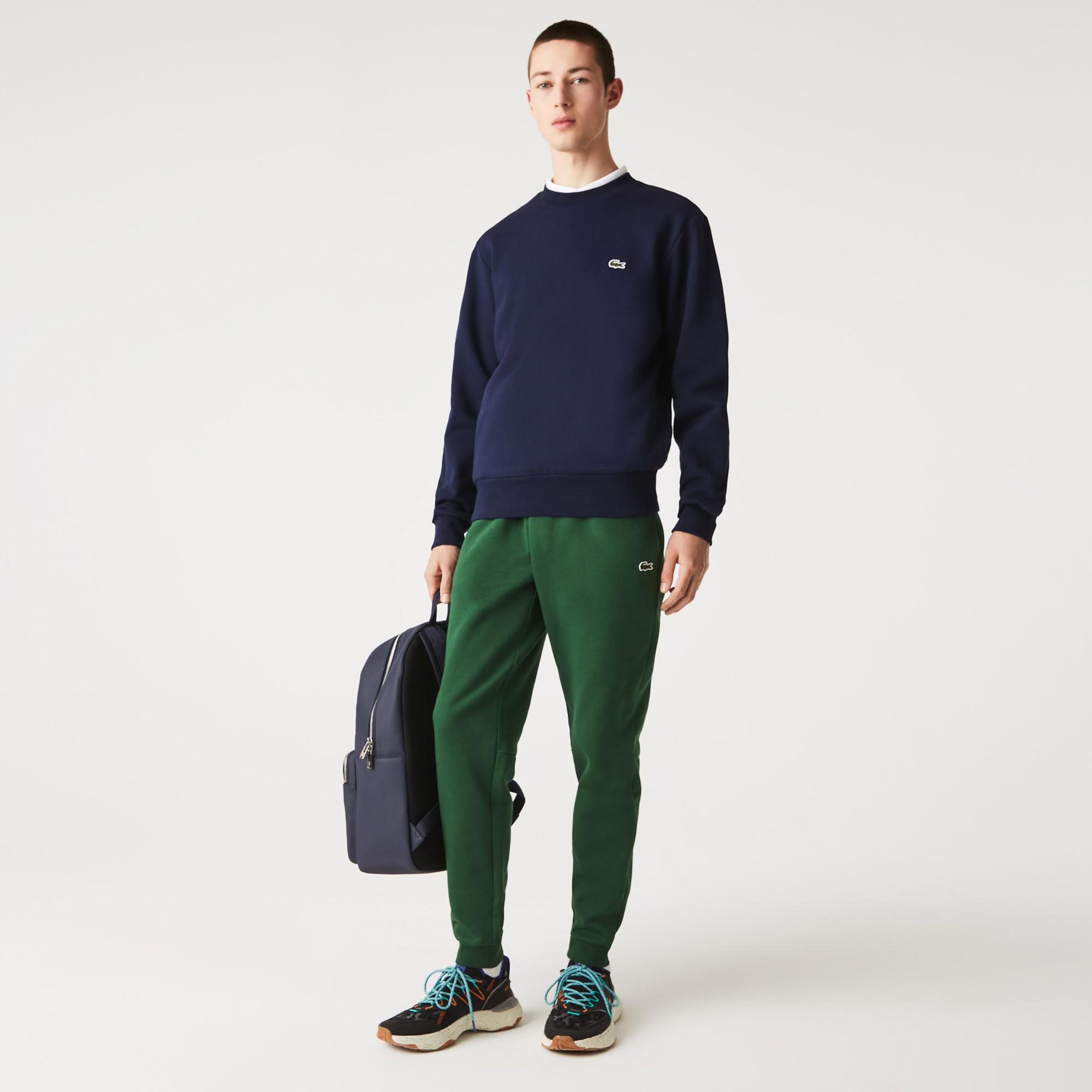 Lacoste Erkek Classic Fit Bisiklet Yaka Lacivert Sweatshirt