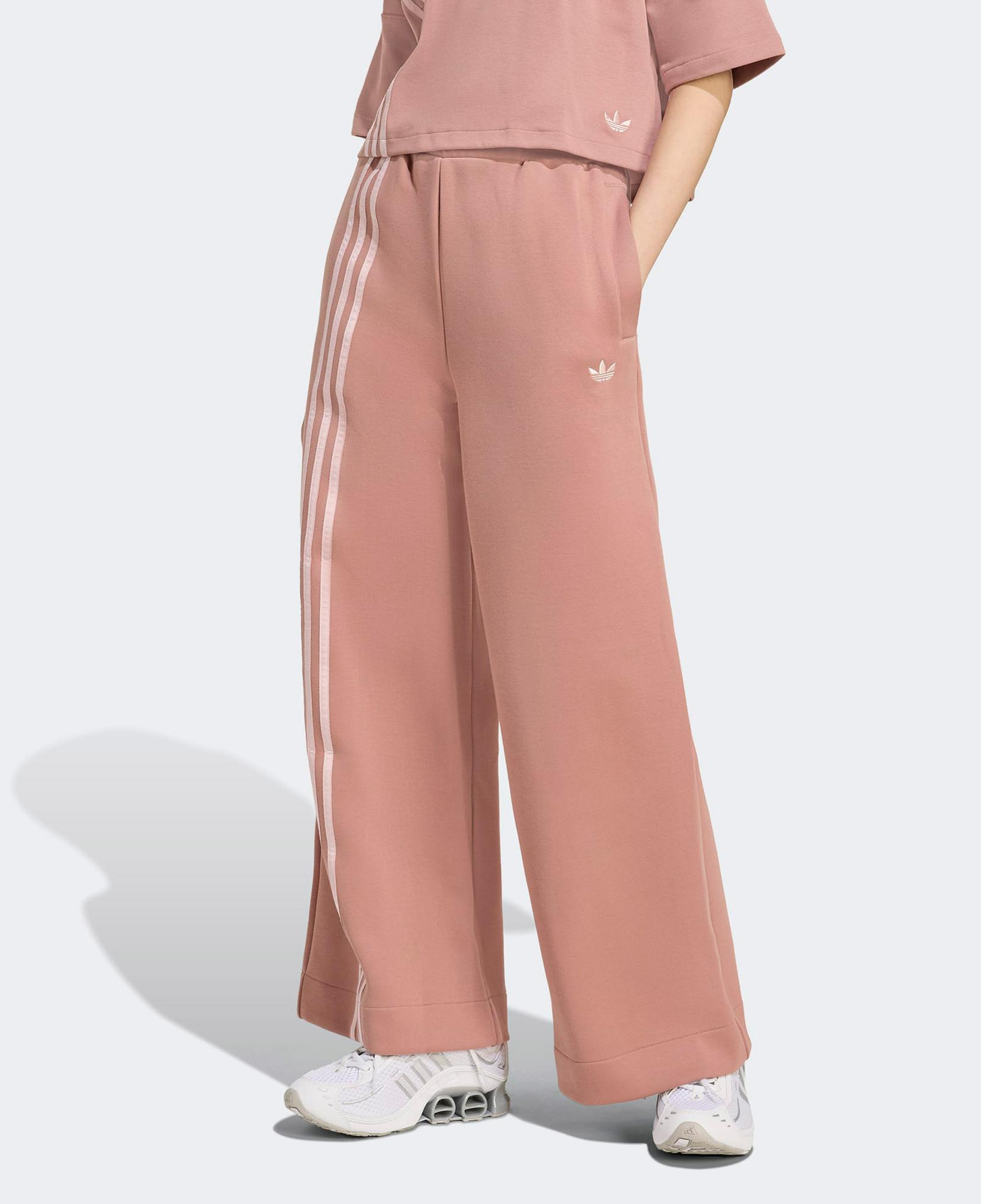 adidas 3 Stripes Kadın Pembe Eşofman Altı