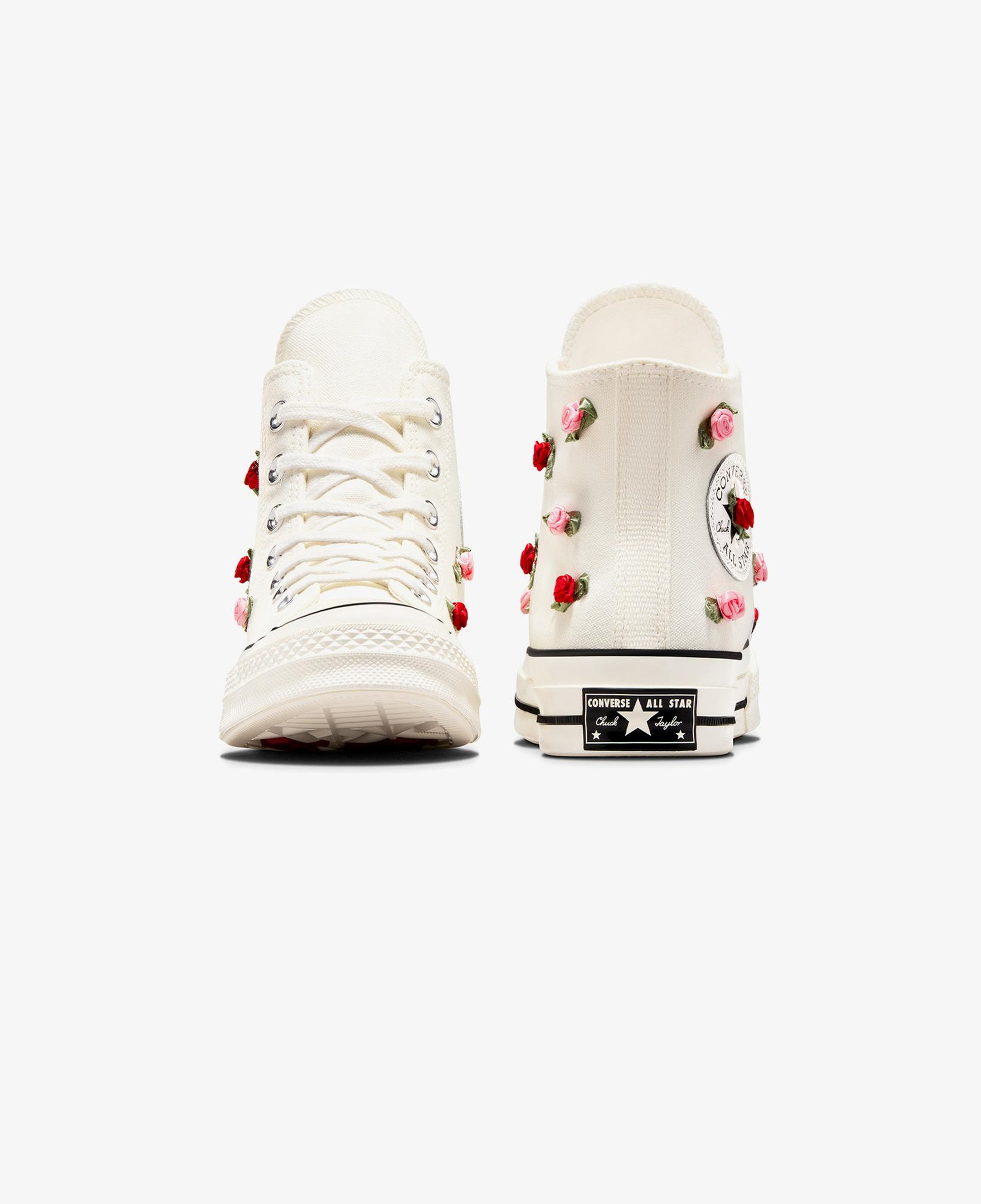 Converse Chuck 70 Roses Unisex Krem Sneaker