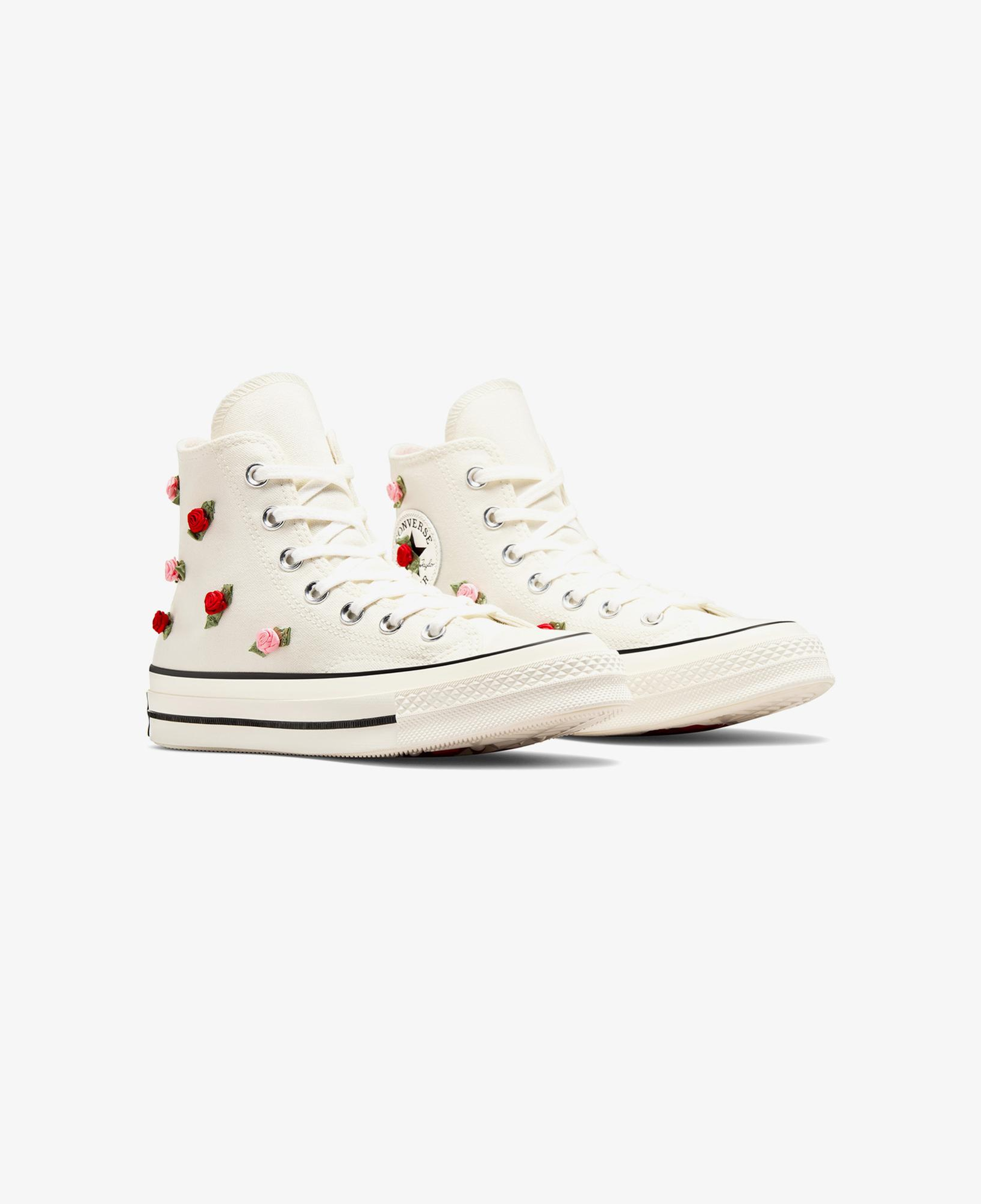 Converse Chuck 70 Roses Unisex Krem Sneaker