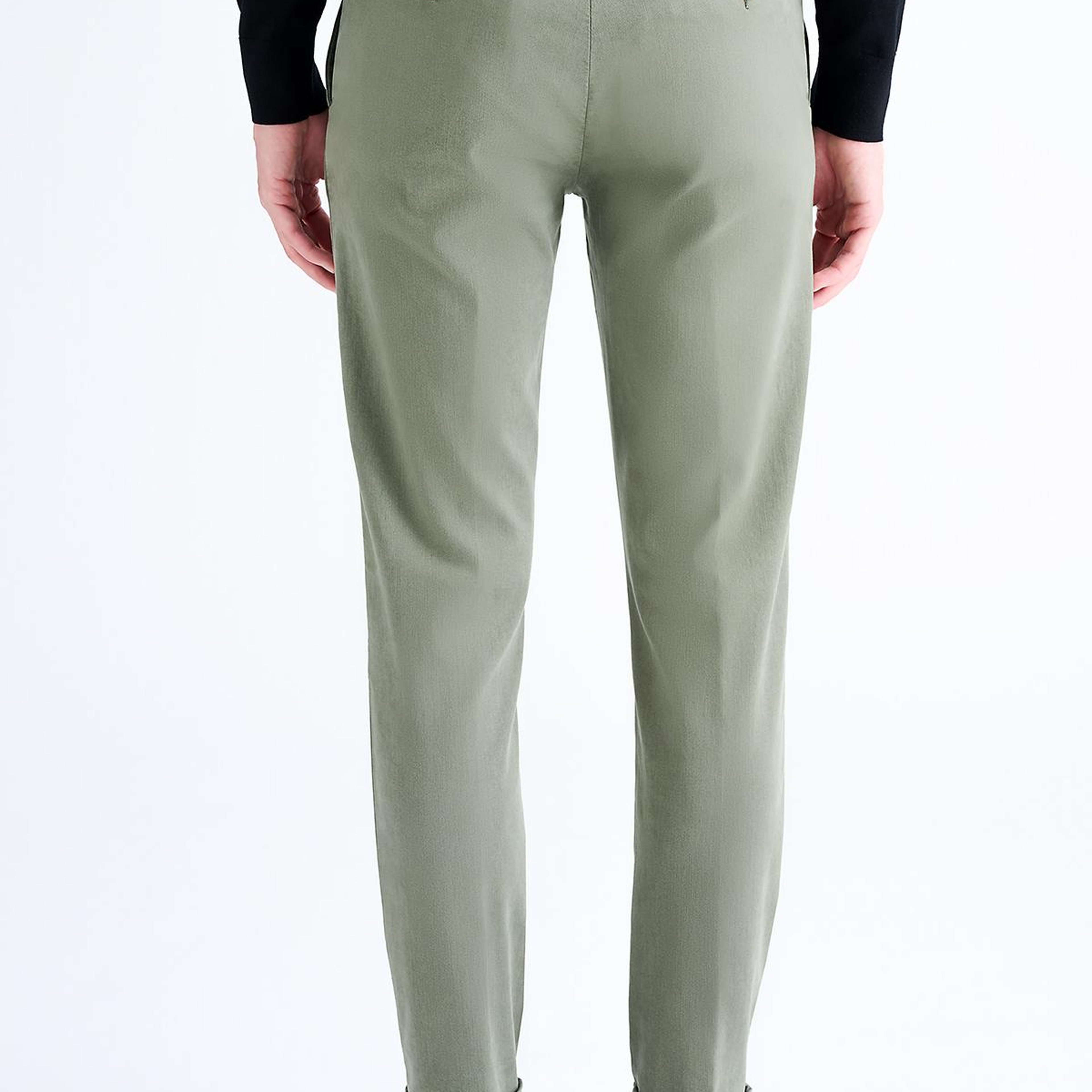 Erkek Koyu Gri Chino Pantolon