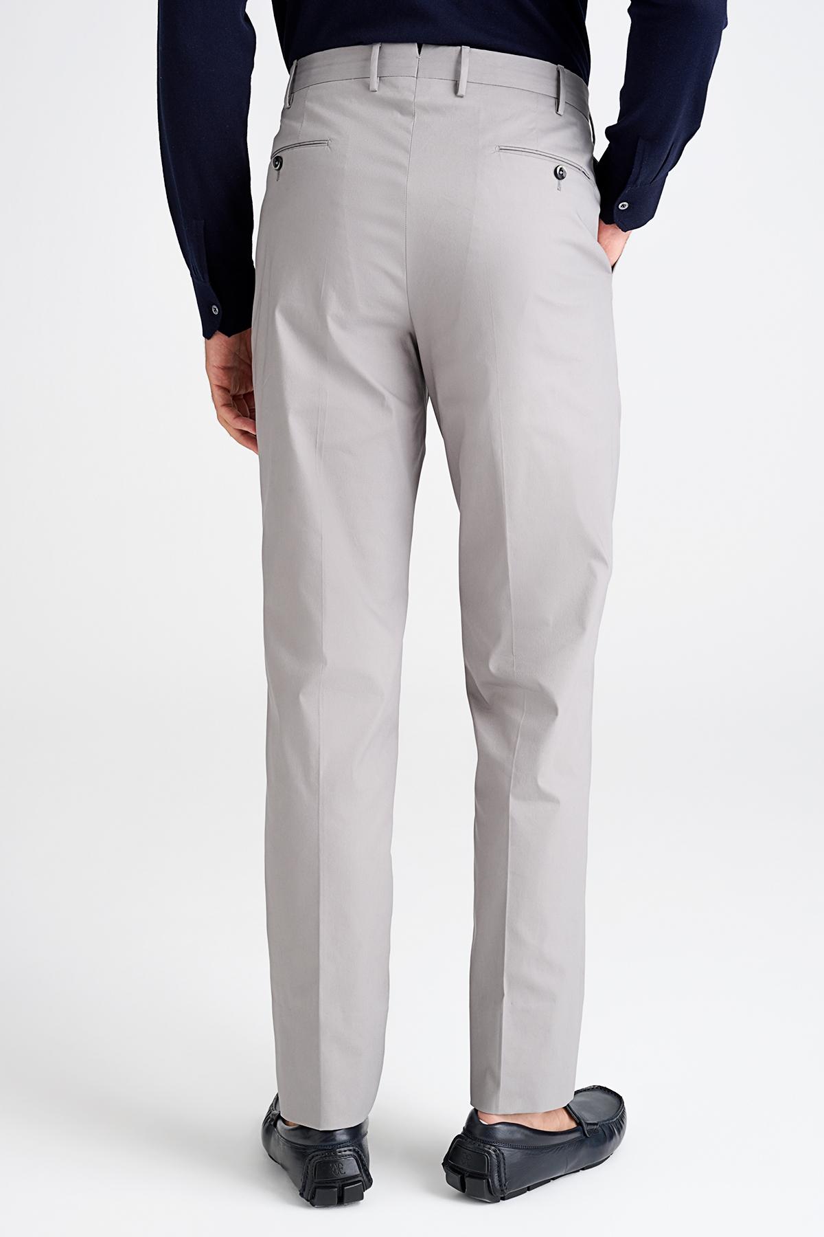 Erkek Gri Chino Pantolon