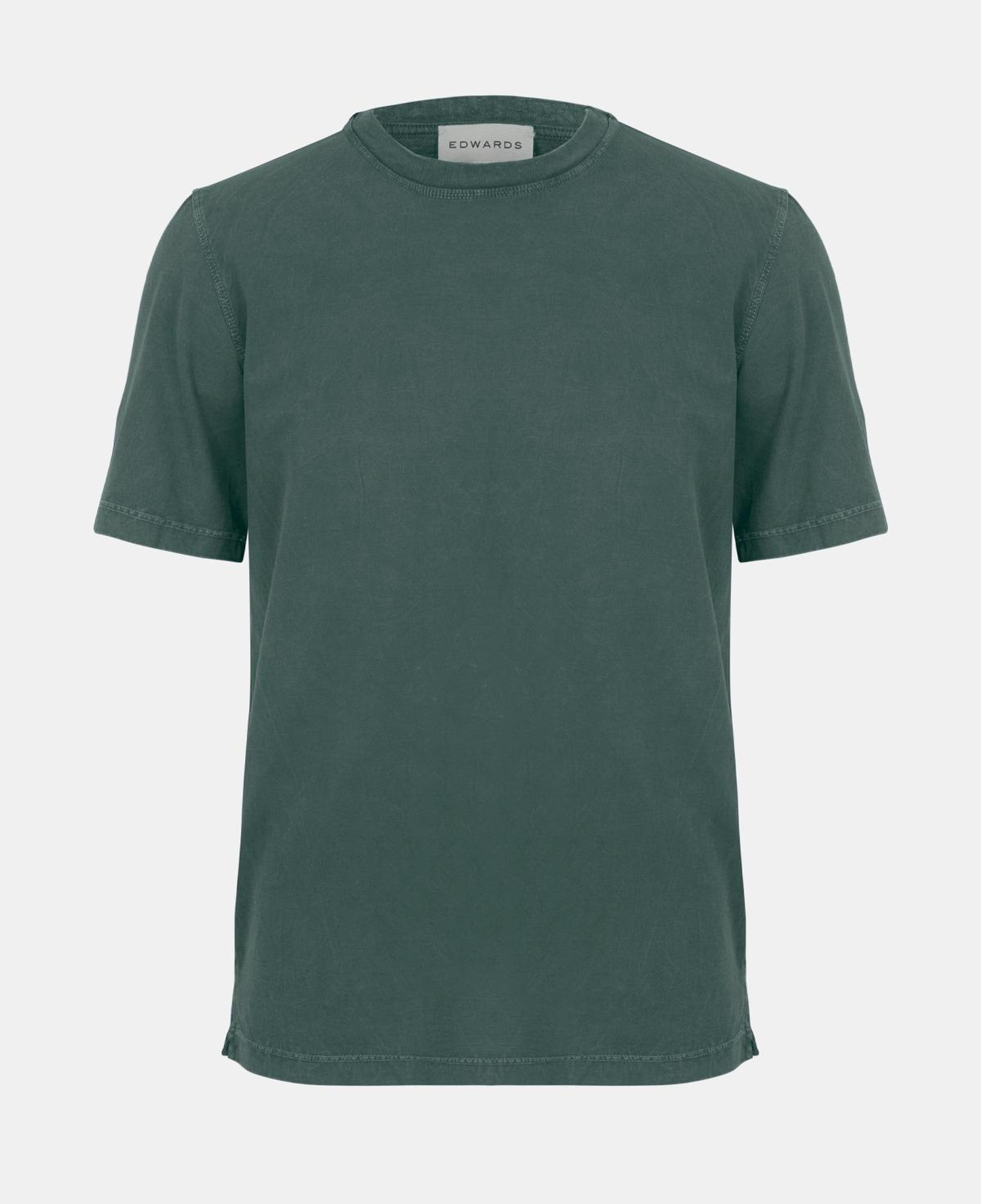 Erkek Yeşil Bisiklet Yaka T-Shirt