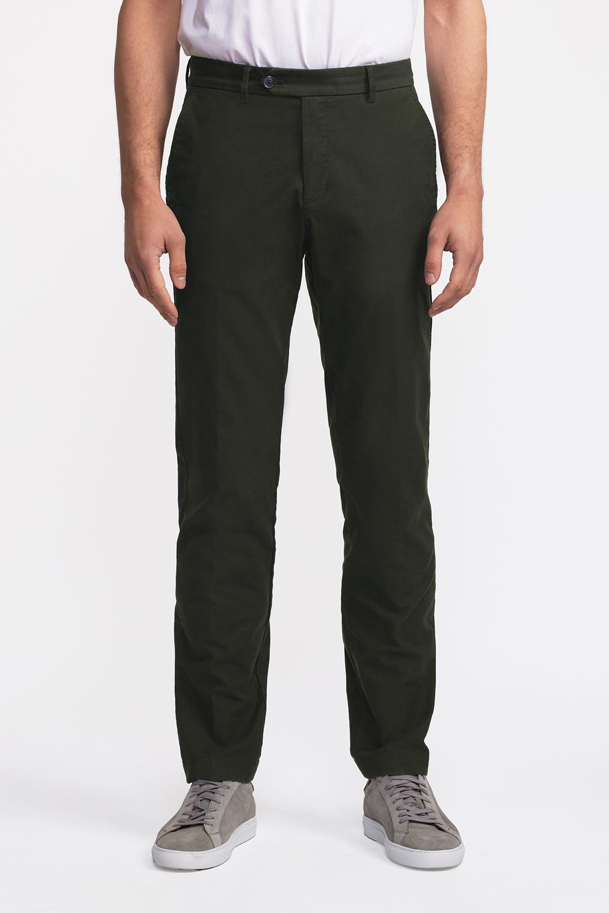 Erkek Haki Chino Pantolon