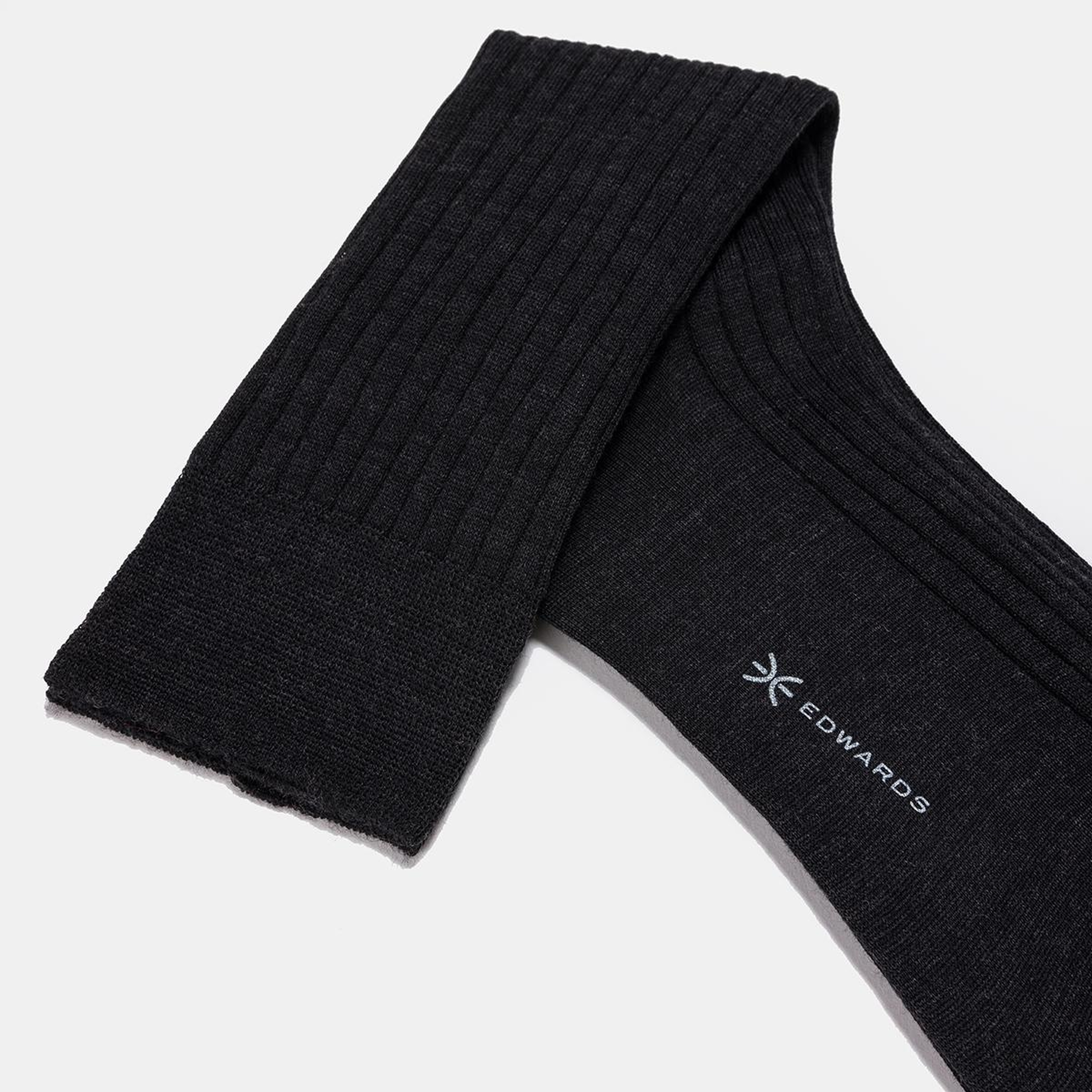 Erkek Gri Yün Kısa Çorap